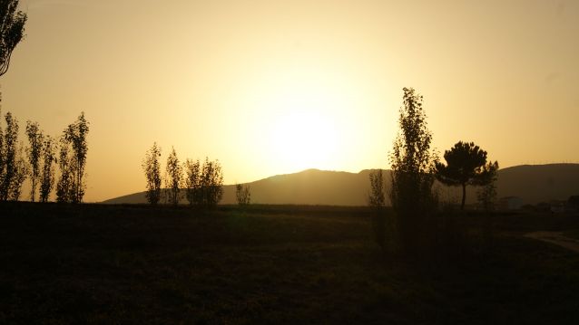 Puesta de sol en las Rías Baixas
