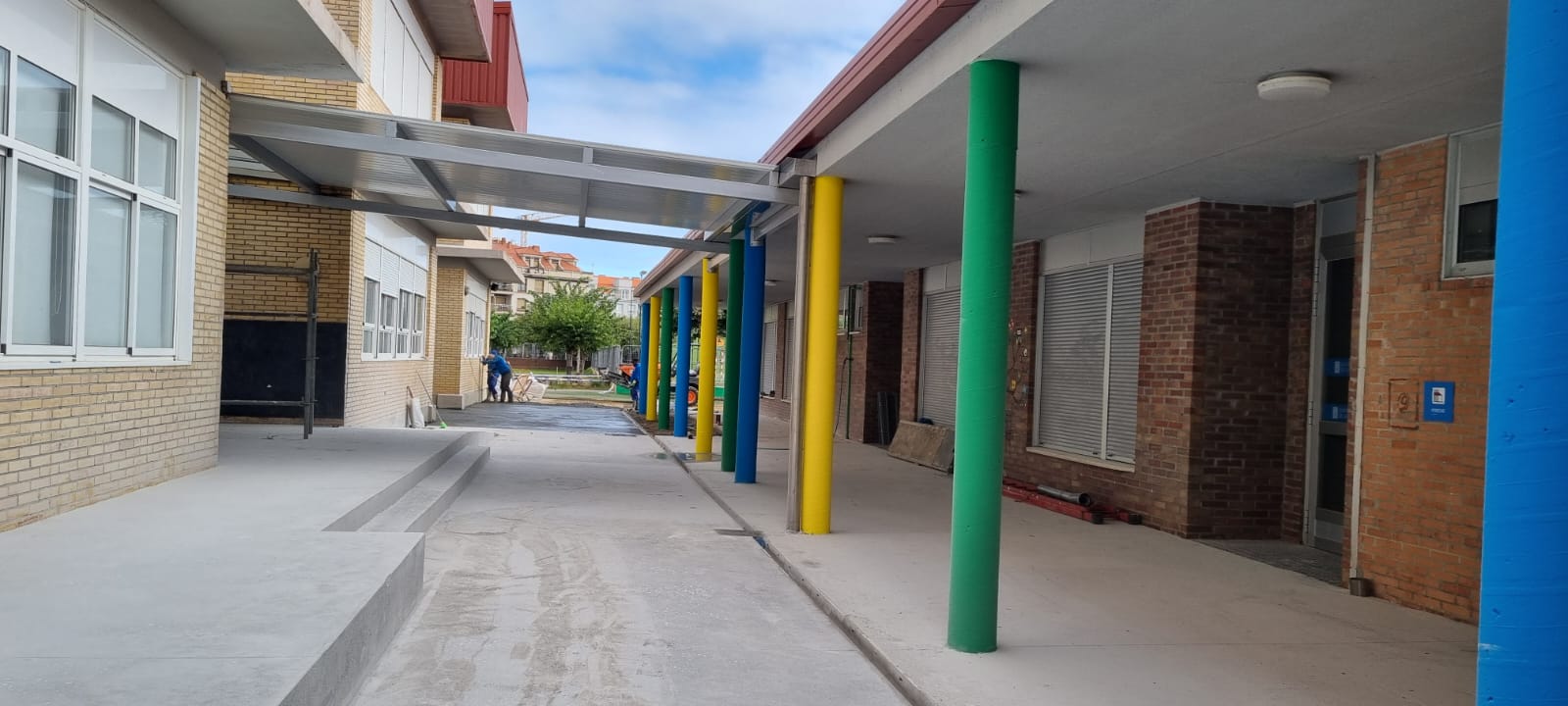 Obras de mantemento en el CEIP Portonovo