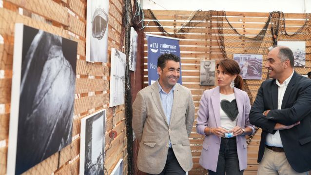 Luis López, María Martínez Allegue e Ángel Moldes na Festa do Mar 2025