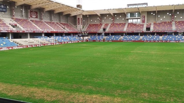 El césped de Pasarón, afectado por un hongo El césped de Pasarón, afectado por un hongo