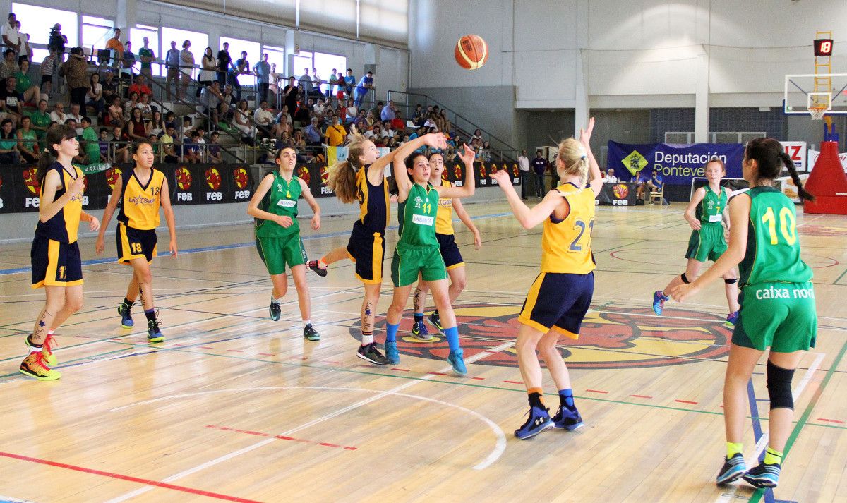 Octavos de final del Nacional Infantil de baloncesto entre Arxil y La Salle Tenerife