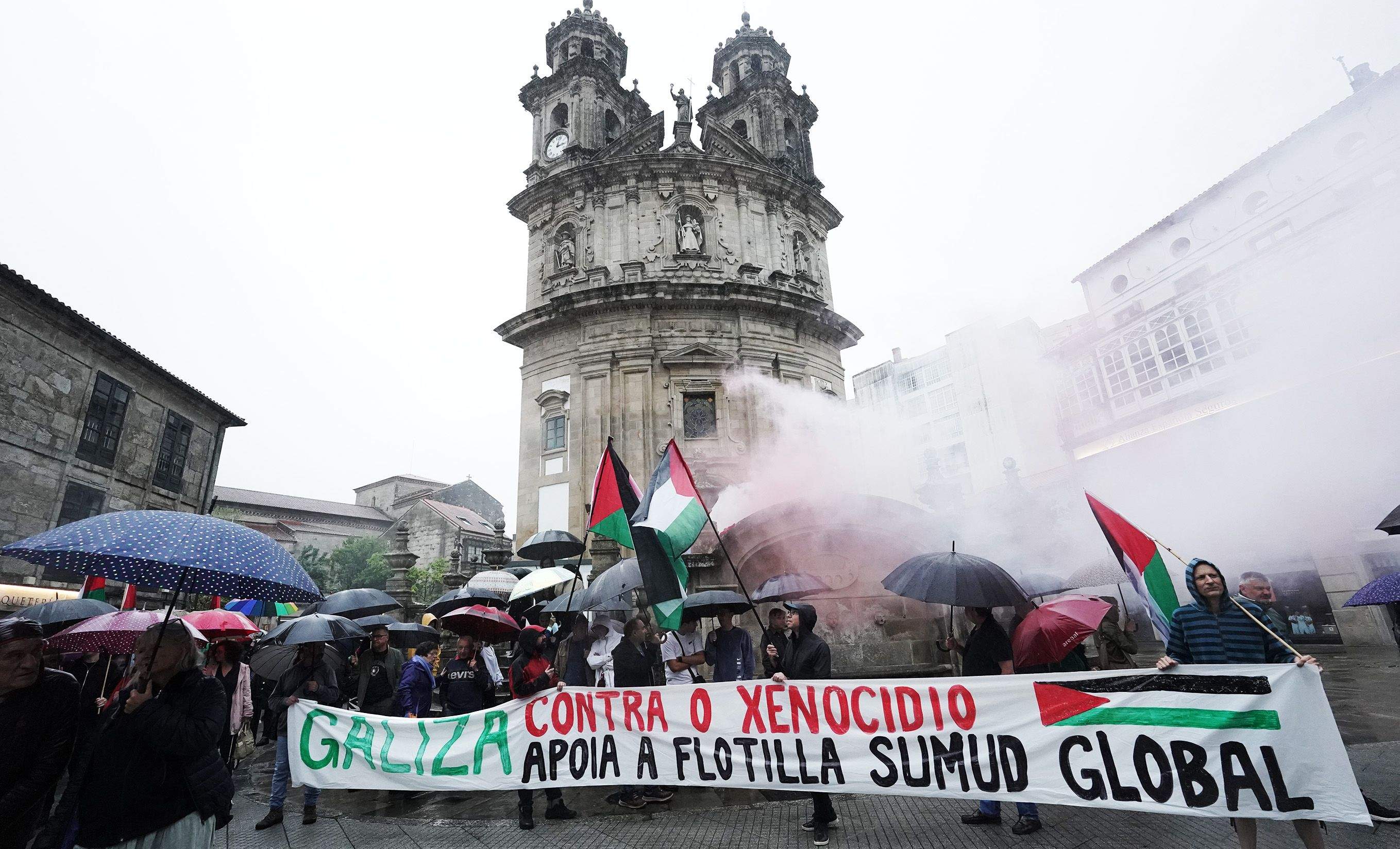 Manifestación contra el genocidio del pueblo palestino