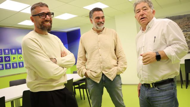 Pablo Méndez, Demetrio Gómez e Miguel Anxo Fernández Lores Pablo Méndez, Demetrio Gómez e Miguel Anxo Fernández Lores