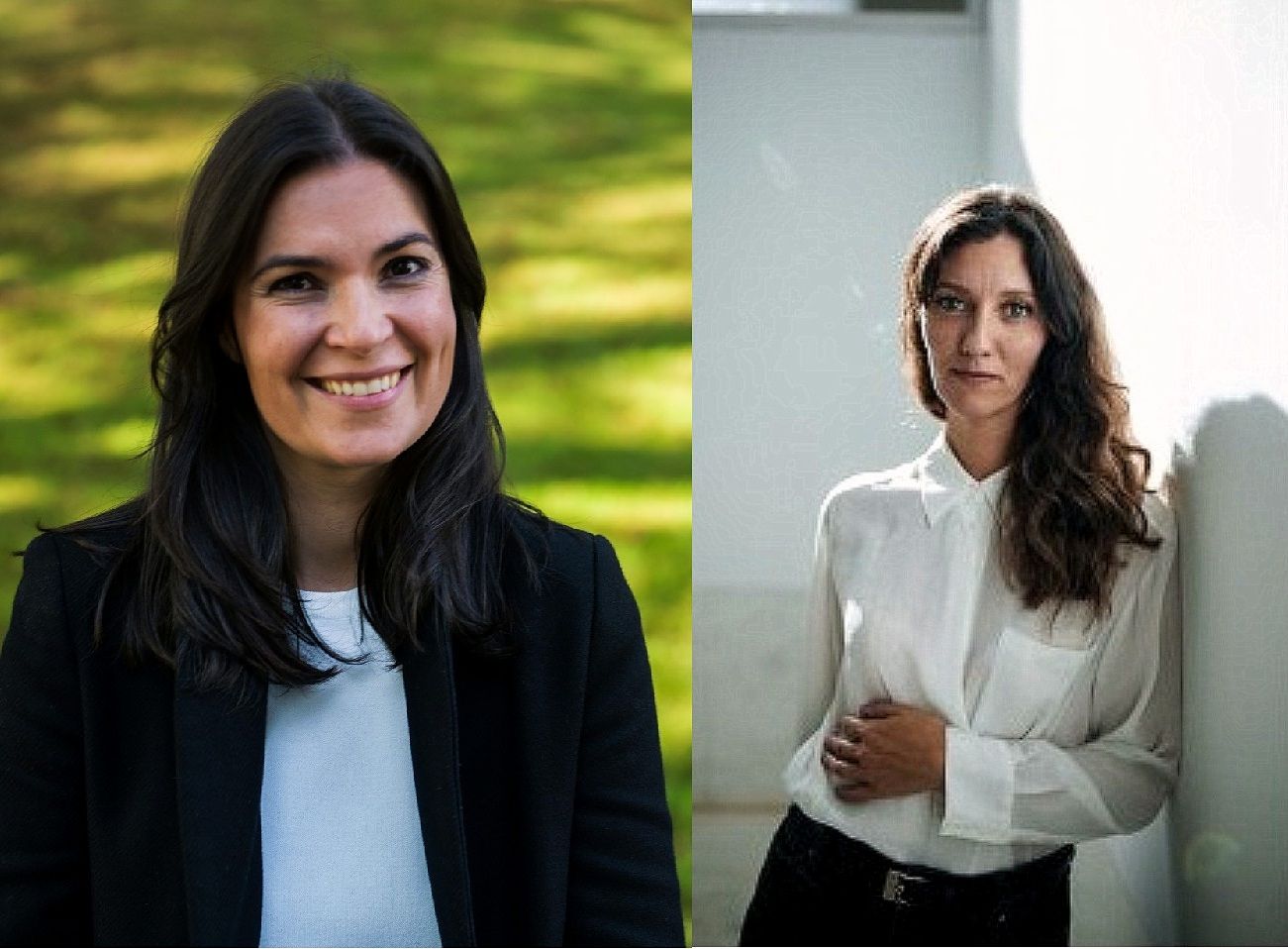 Las poetas Dores Tembrás y Antía Otero