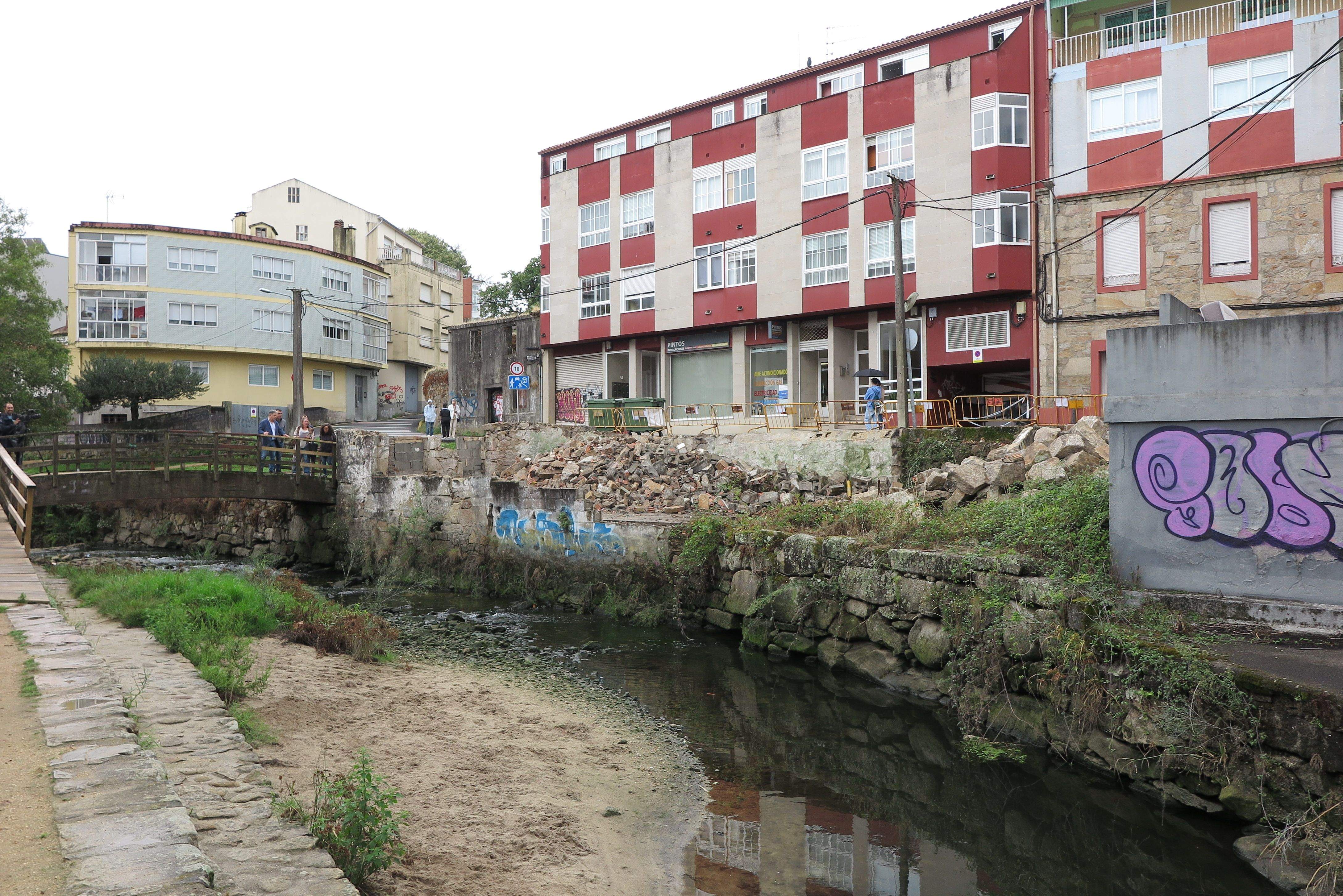 Recuperación del tramo de Os Gafos en la Ponte Nova