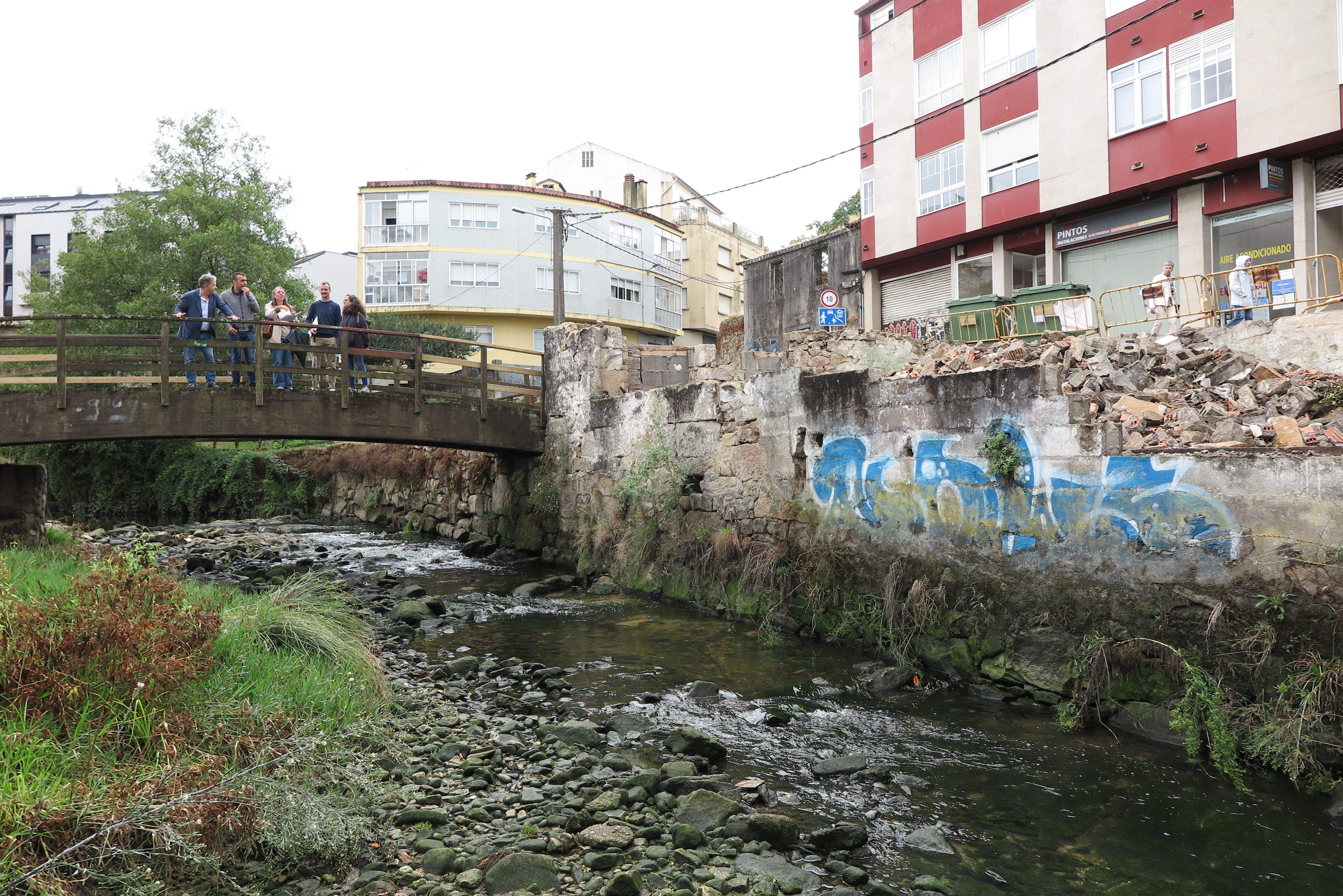 Recuperación del tramo de Os Gafos en la Ponte Nova