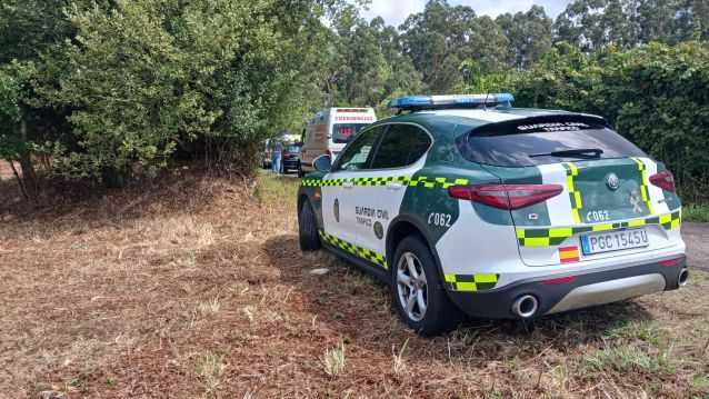 Efectivos de Emerxencias en Ribadumia asistiron no accidente Efectivos de Emerxencias en Ribadumia asistiron no accidente