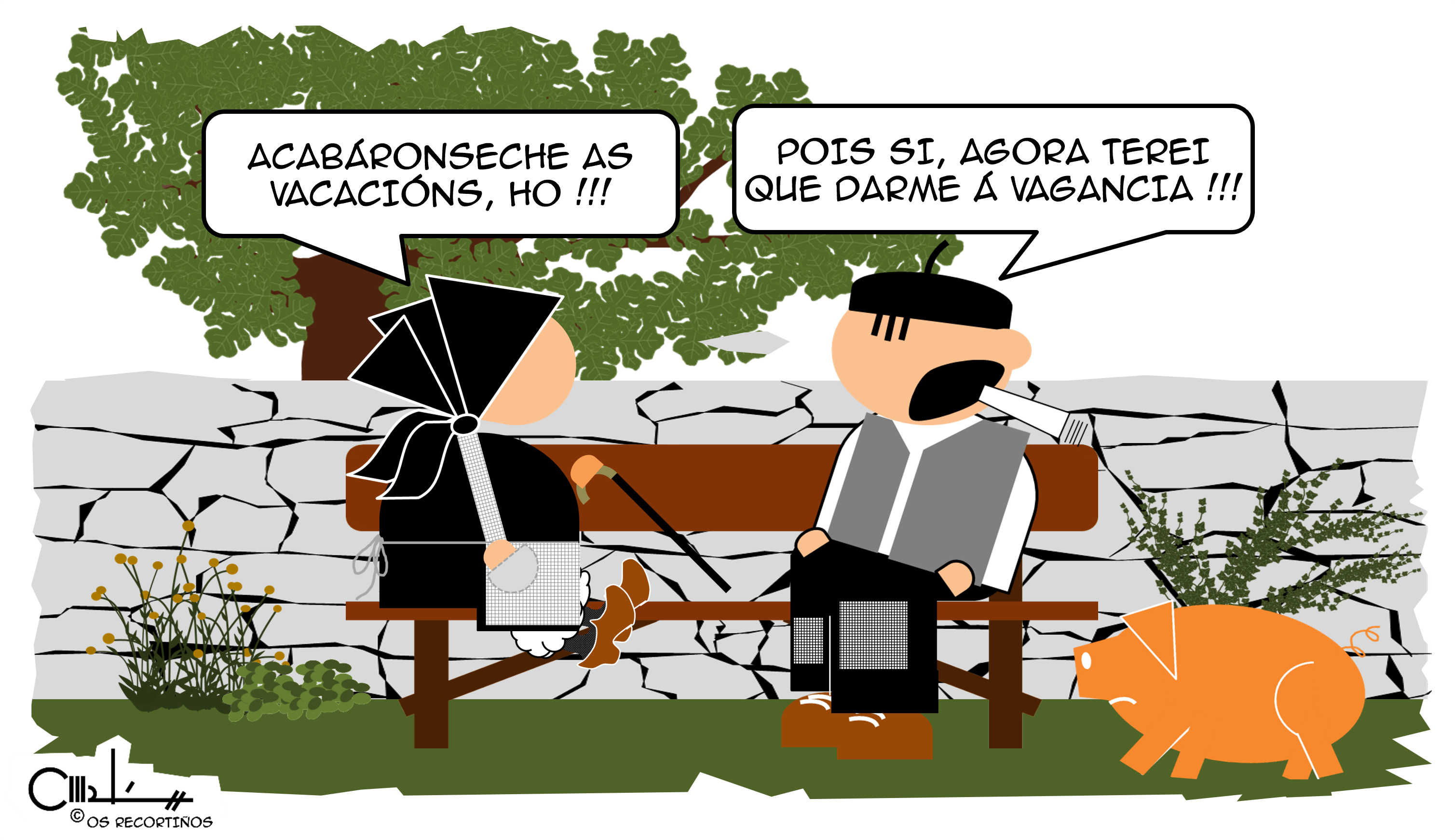os recortiños DARSE Á VAGANCIA