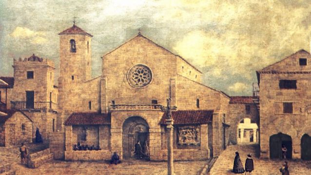 Debuxo de Celso García de la Riega, gardado no Museo de Pontevedra. Debuxo de Celso García de la Riega, gardado no Museo de Pontevedra.