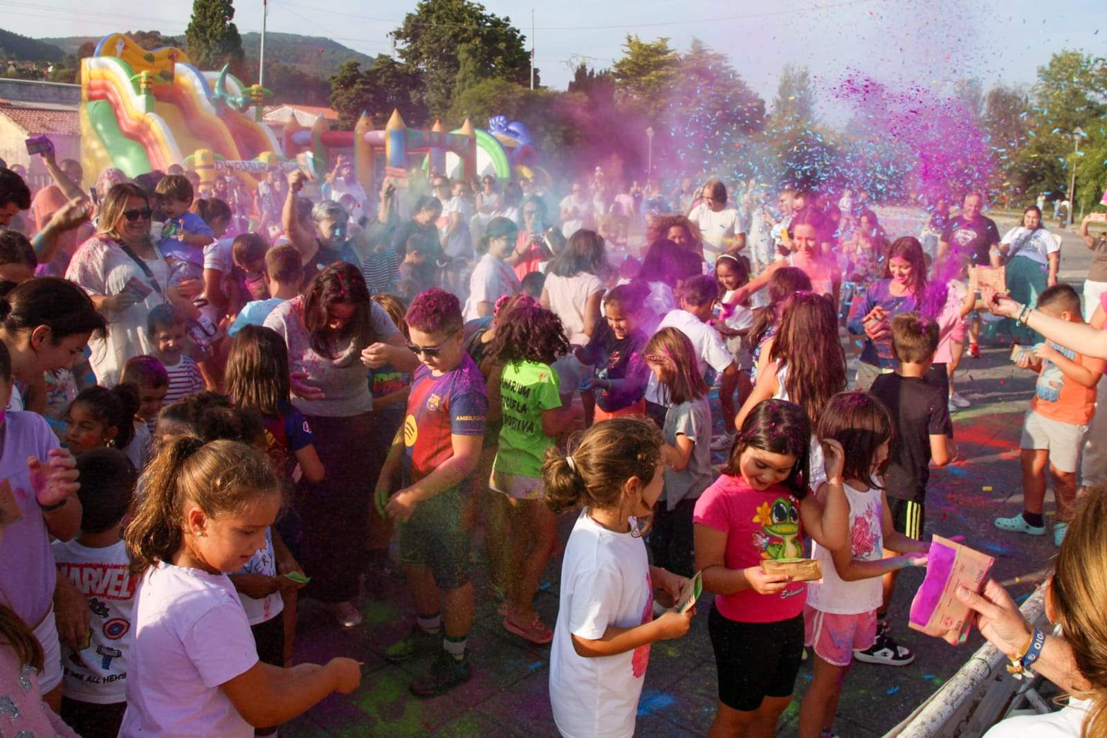 Fiesta de vuelta al cole en Poio