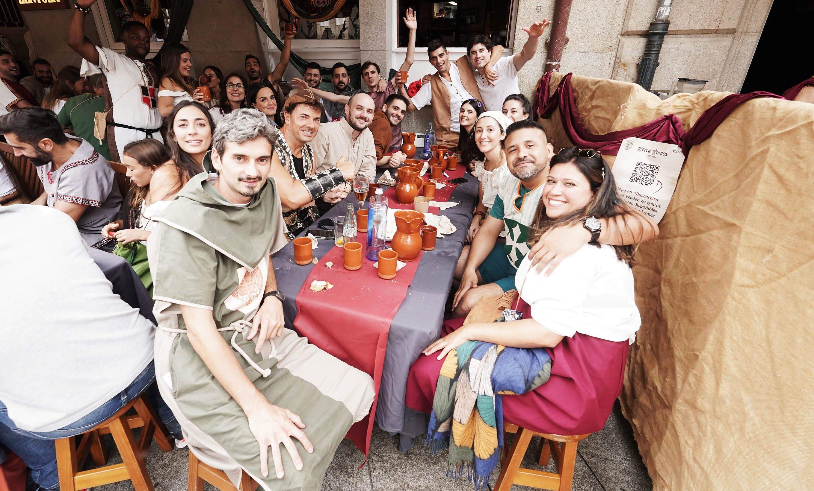 Comidas en el centro histórico durante la Feira Franca 2025 Comidas en el centro histórico durante la Feira Franca 2025