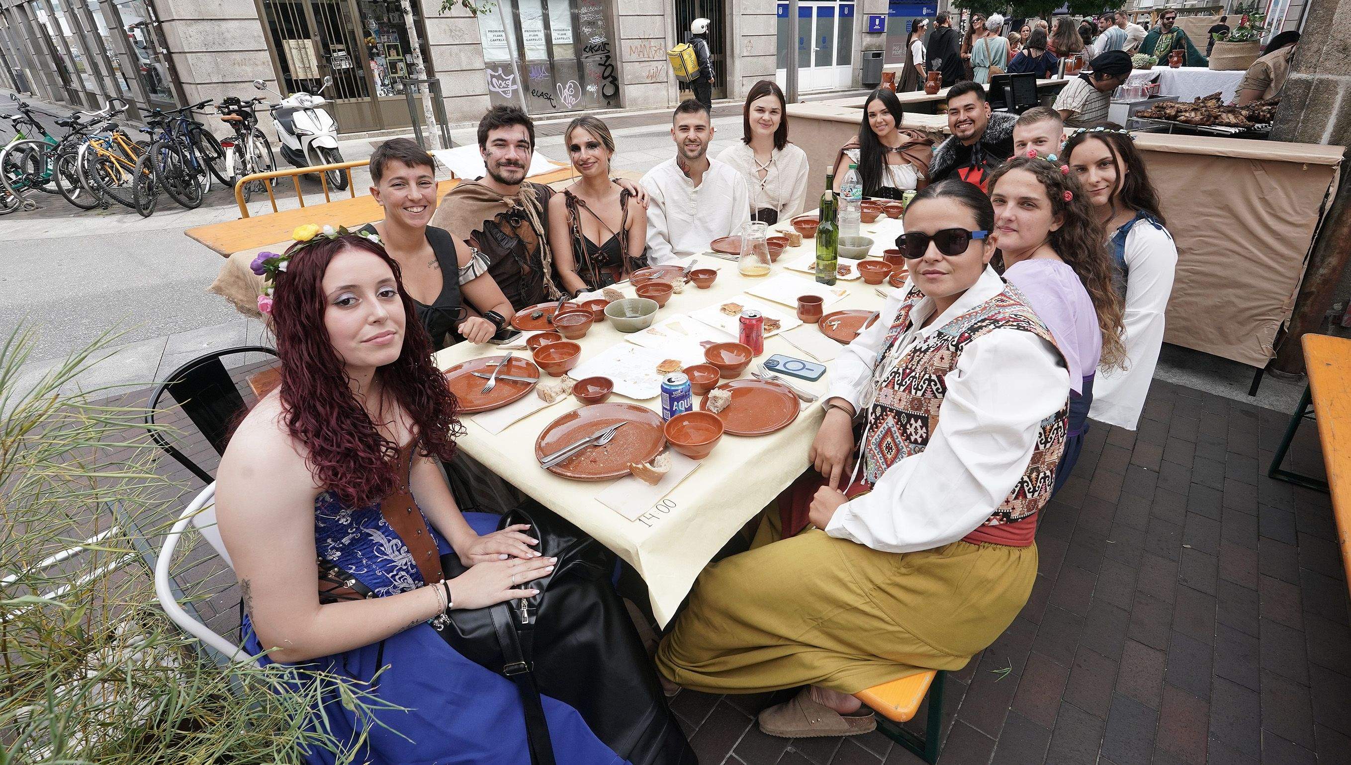 Comidas en el centro histórico durante la Feira Franca 2025 Comidas en el centro histórico durante la Feira Franca 2025