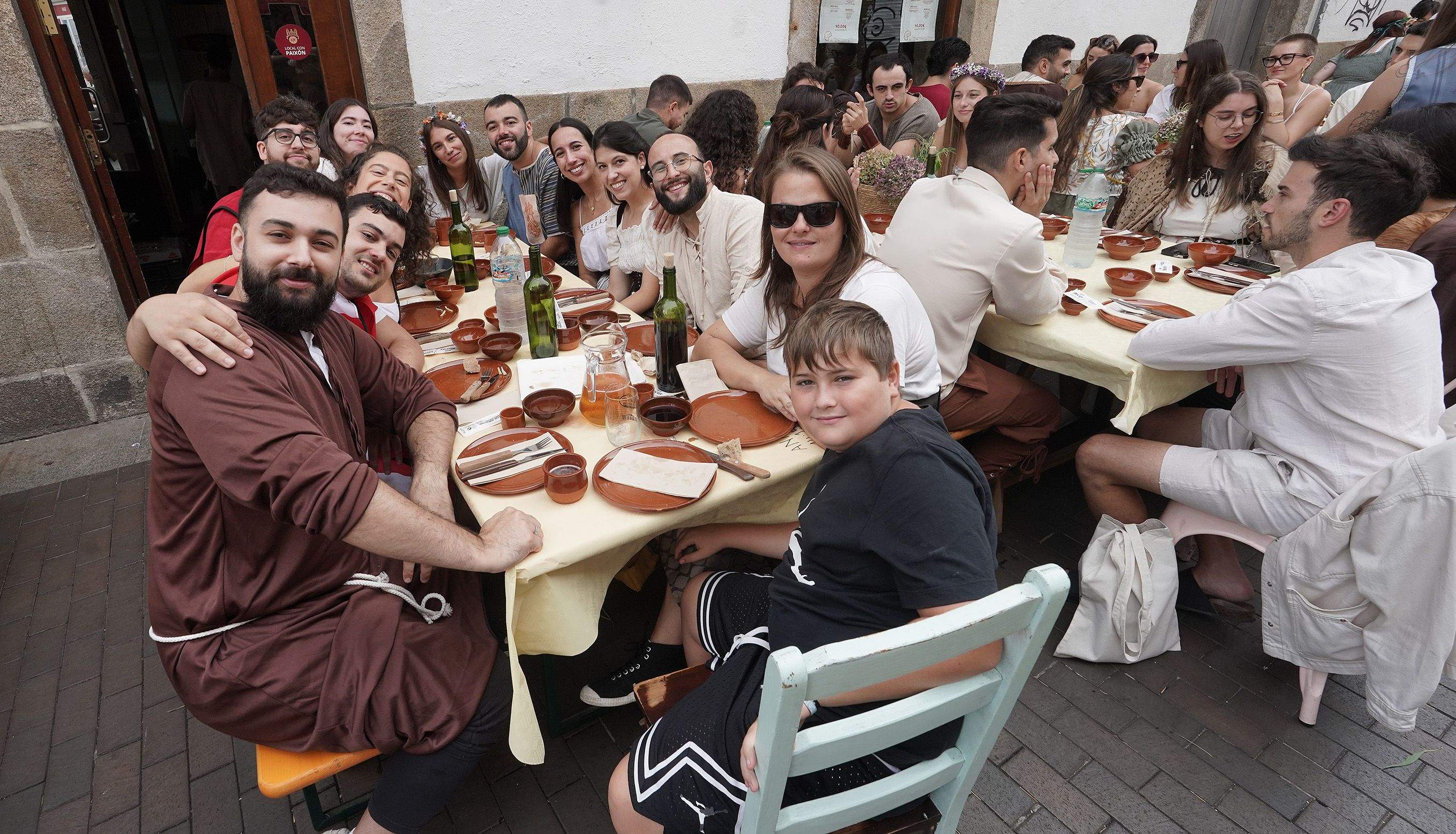 Comidas en el centro histórico durante la Feira Franca 2025 Comidas en el centro histórico durante la Feira Franca 2025