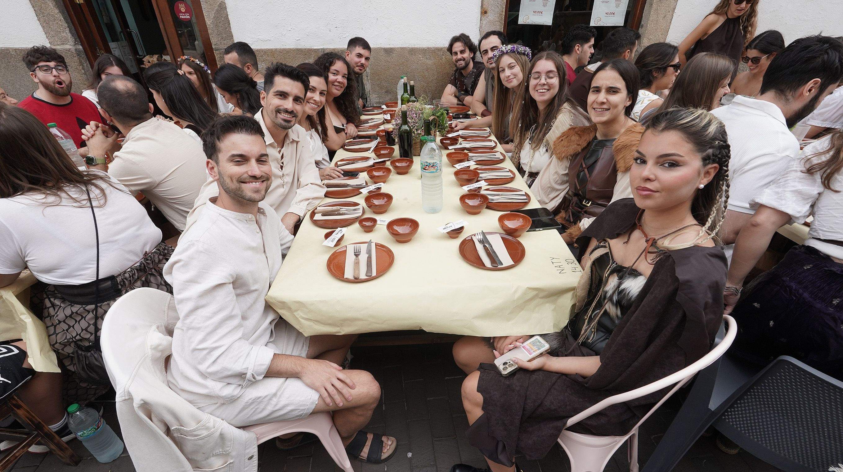 Comidas en el centro histórico durante la Feira Franca 2025 Comidas en el centro histórico durante la Feira Franca 2025