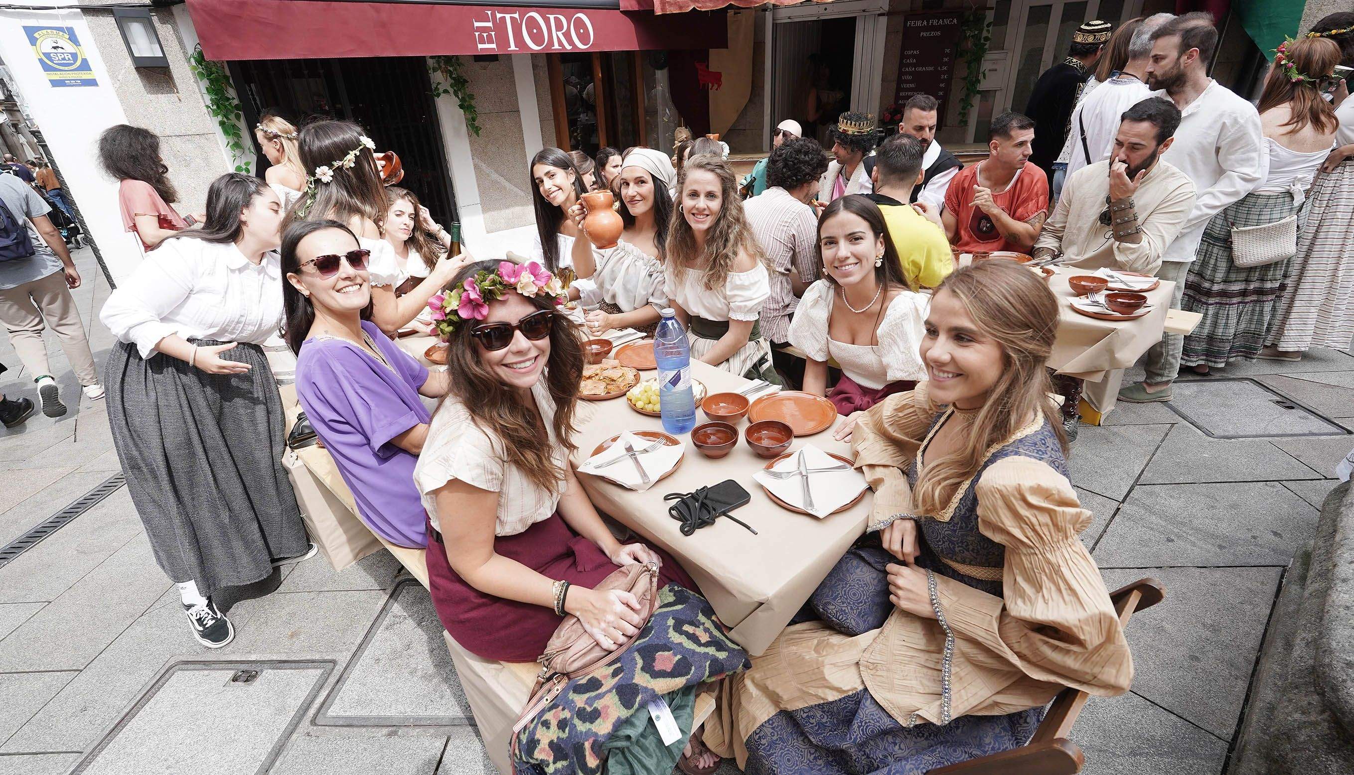 Comidas en el centro histórico durante la Feira Franca 2025 Comidas en el centro histórico durante la Feira Franca 2025