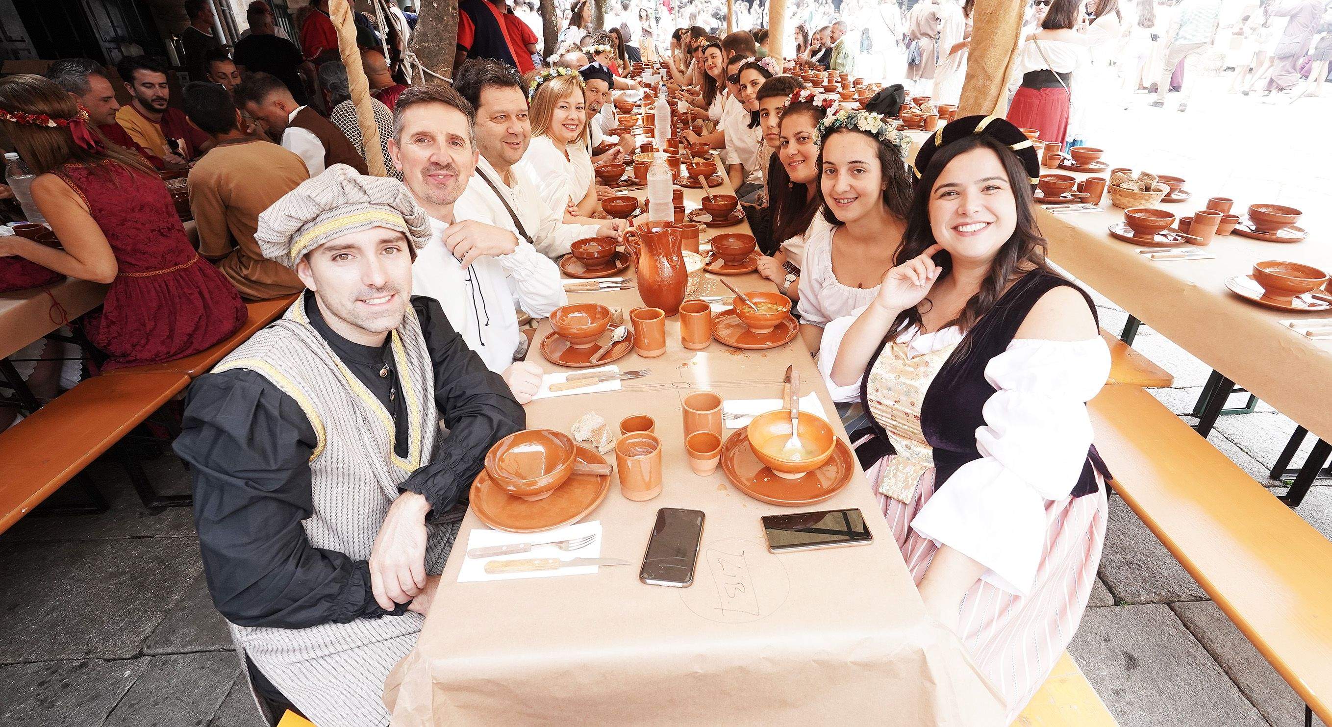 Comidas en el centro histórico durante la Feira Franca 2025 Comidas en el centro histórico durante la Feira Franca 2025