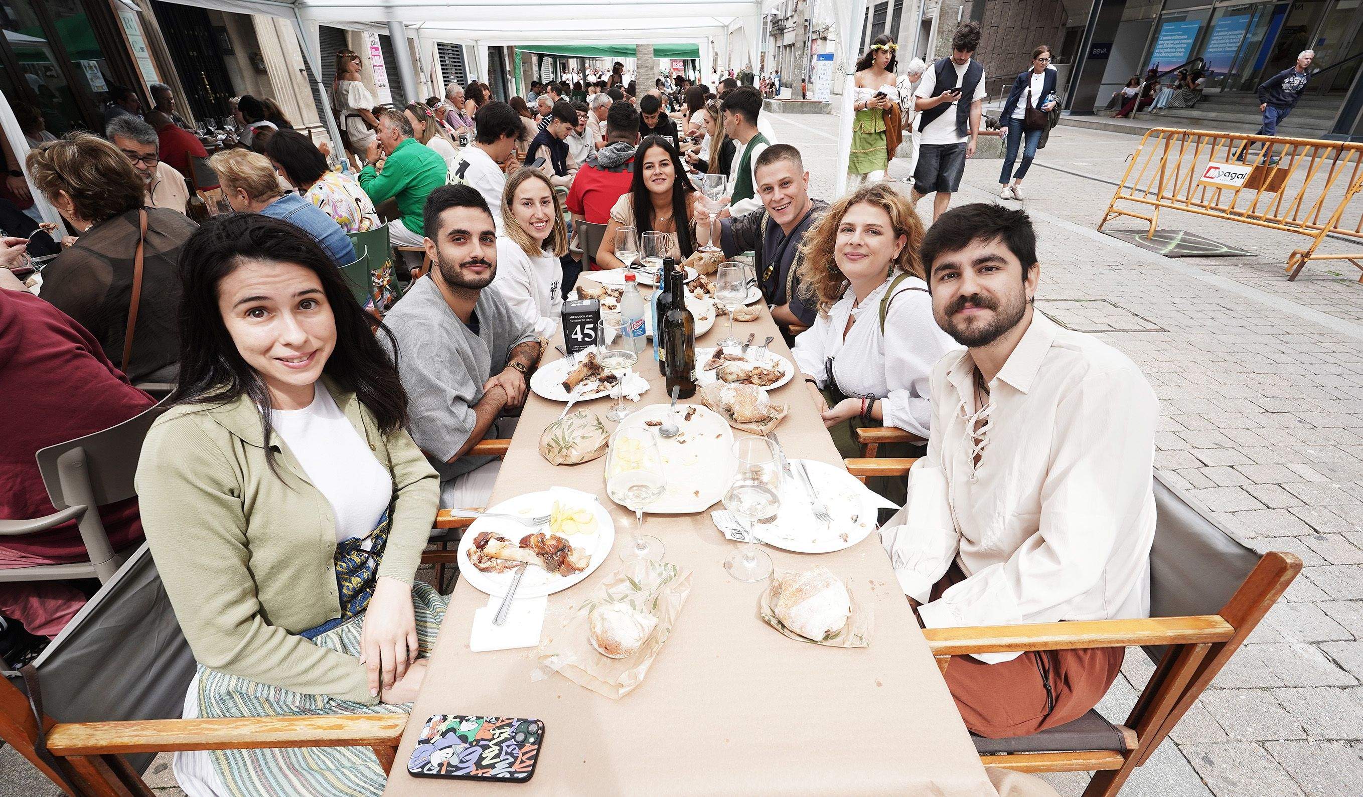 Comidas en el centro histórico durante la Feira Franca 2025 Comidas en el centro histórico durante la Feira Franca 2025