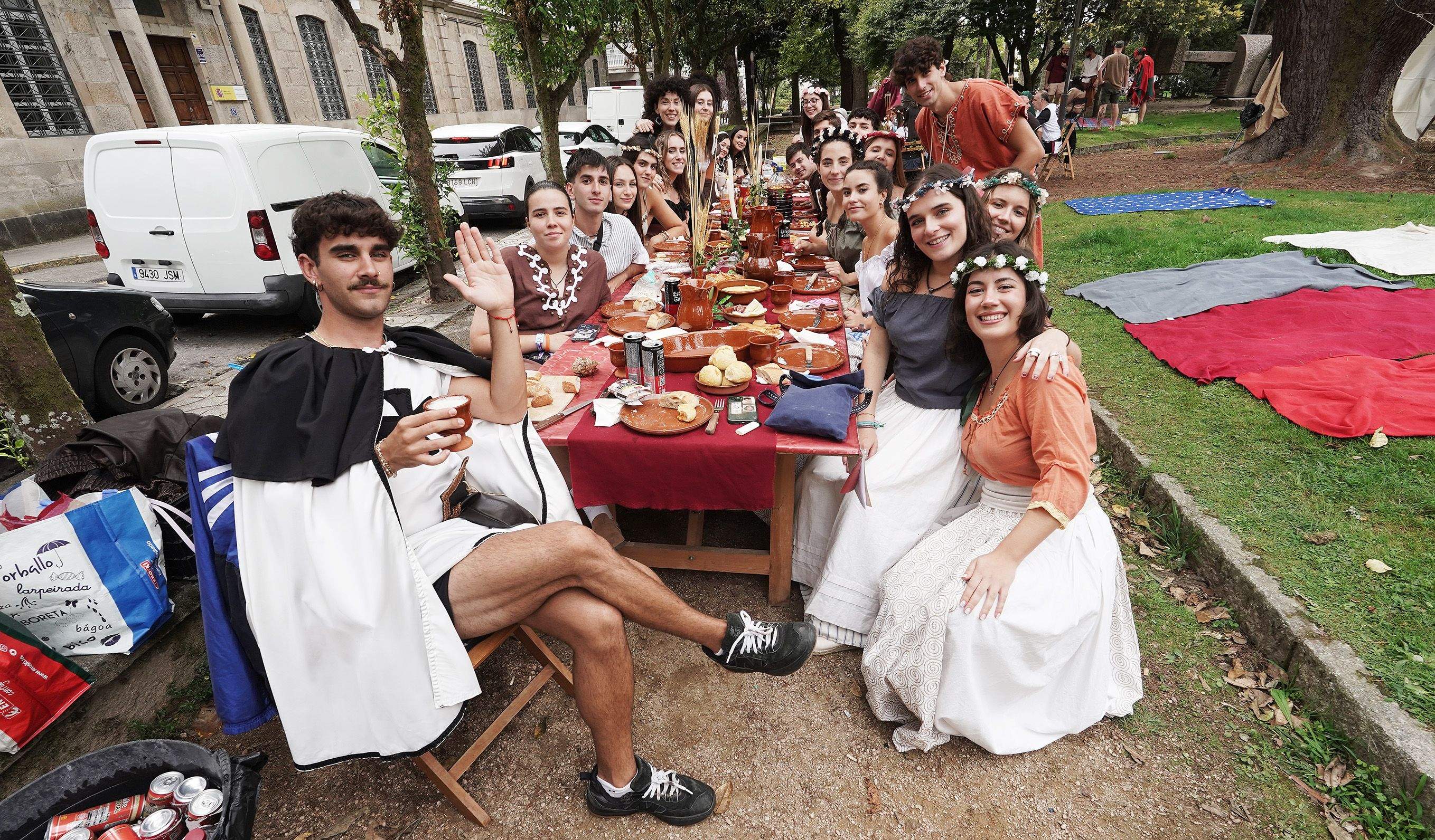 Comidas en el centro histórico durante la Feira Franca 2025 Comidas en el centro histórico durante la Feira Franca 2025