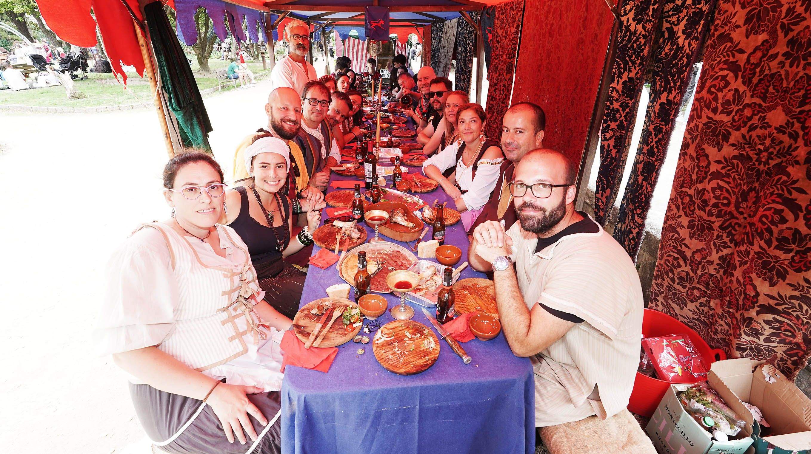 Comidas en el centro histórico durante la Feira Franca 2025 Comidas en el centro histórico durante la Feira Franca 2025