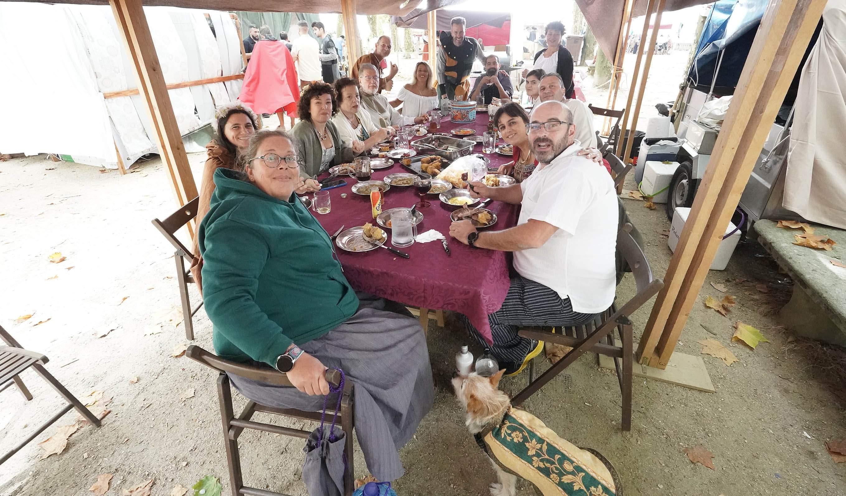 Comidas en el centro histórico durante la Feira Franca 2025 Comidas en el centro histórico durante la Feira Franca 2025