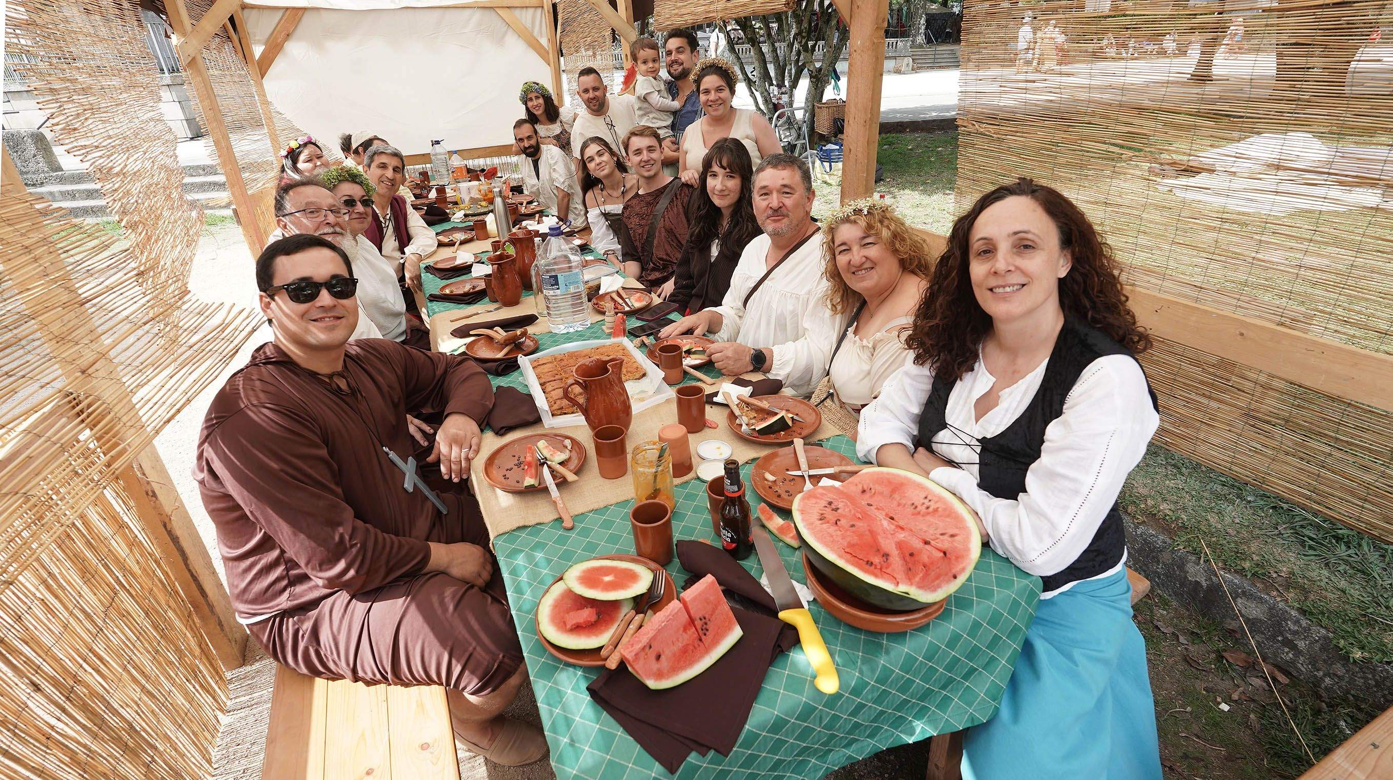 Comidas en el centro histórico durante la Feira Franca 2025 Comidas en el centro histórico durante la Feira Franca 2025