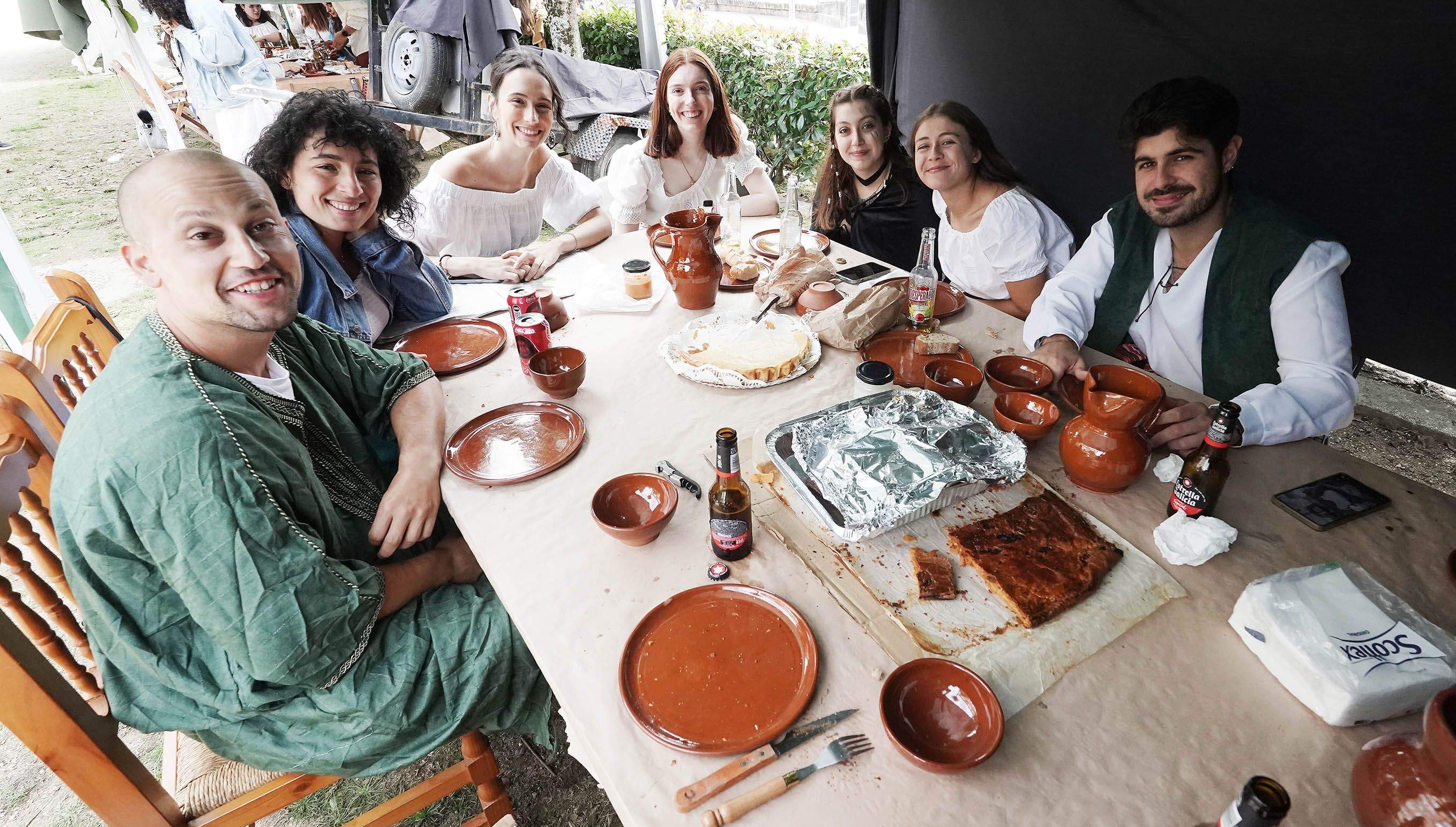 Comidas en el centro histórico durante la Feira Franca 2025 Comidas en el centro histórico durante la Feira Franca 2025