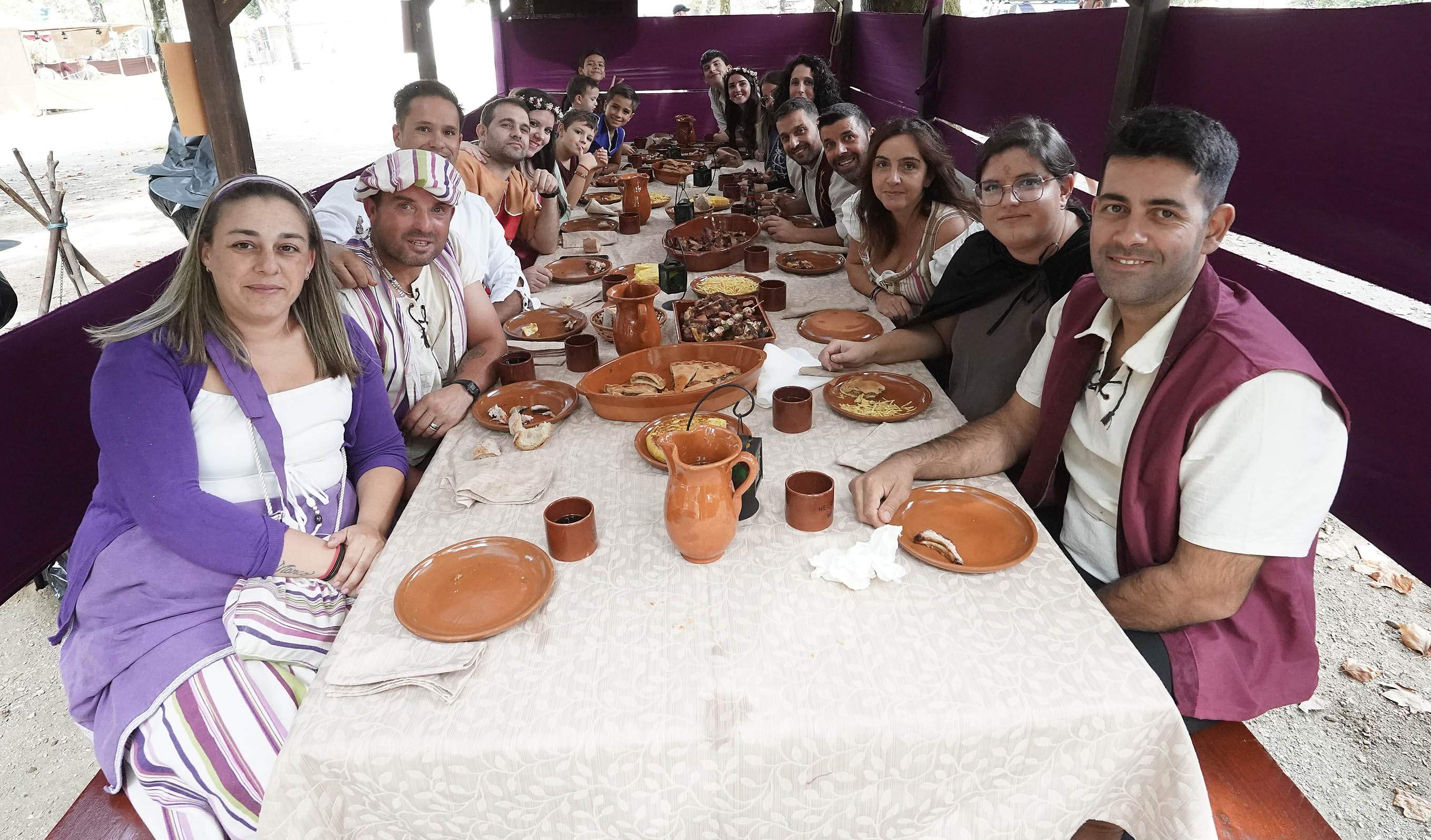 Comidas en el centro histórico durante la Feira Franca 2025 Comidas en el centro histórico durante la Feira Franca 2025