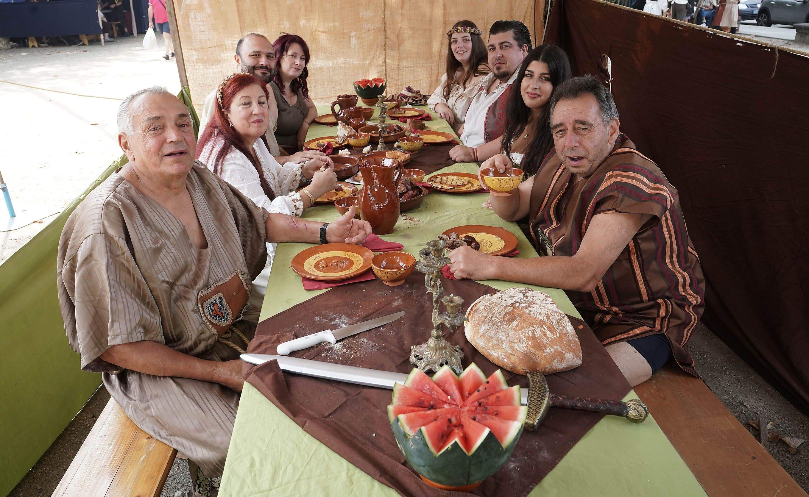Comidas en el centro histórico durante la Feira Franca 2025 Comidas en el centro histórico durante la Feira Franca 2025