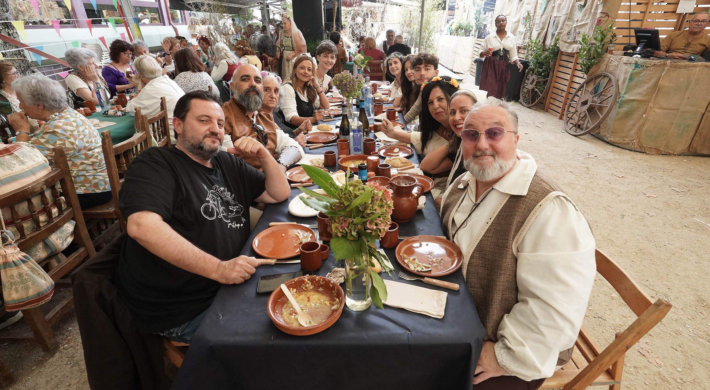 Comidas en el centro histórico durante la Feira Franca 2025 Comidas en el centro histórico durante la Feira Franca 2025