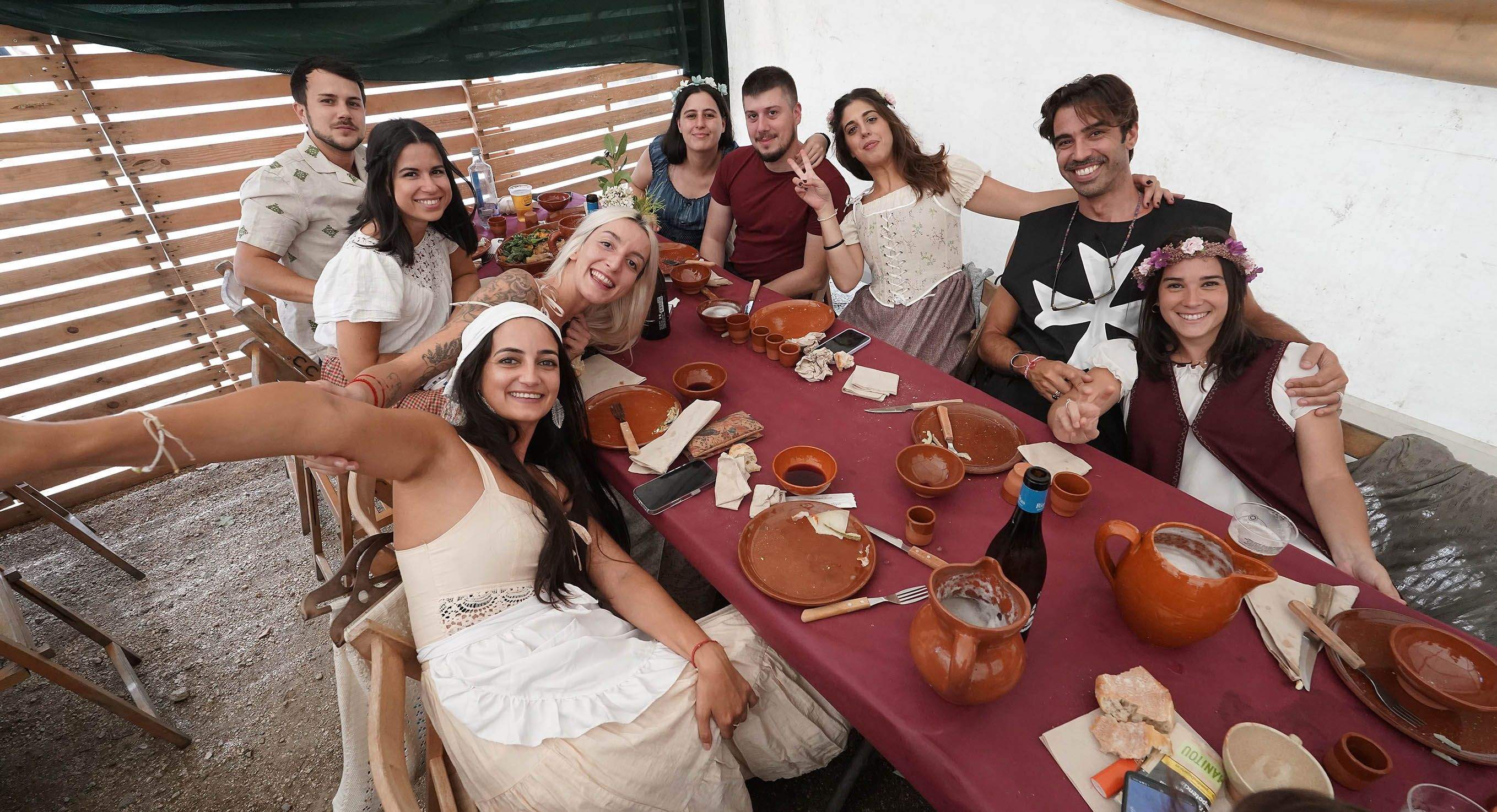 Comidas en el centro histórico durante la Feira Franca 2025 Comidas en el centro histórico durante la Feira Franca 2025
