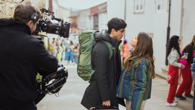 Óscar Casas y Ana Jara, en el rodaje de 'Me has robado el corazón' Óscar Casas y Ana Jara, en el rodaje de 'Me has robado el corazón'