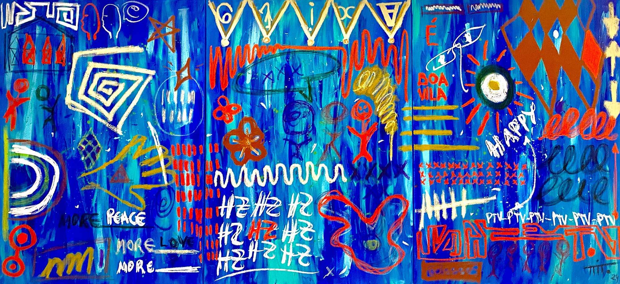 Una de las obras de la exposición 'Mi(t)opía' de Mito Meijón