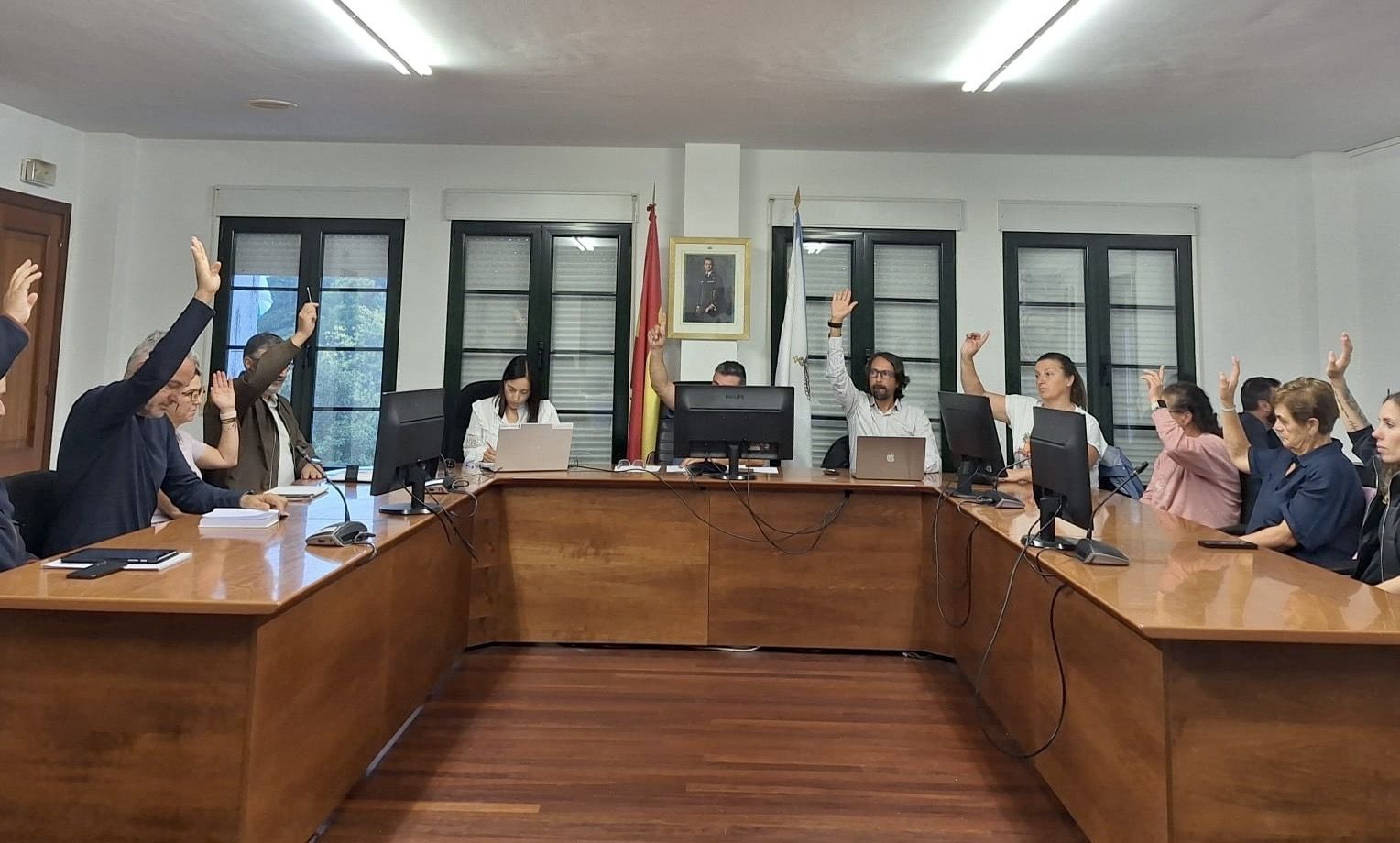Pleno del Concello de Portas 
