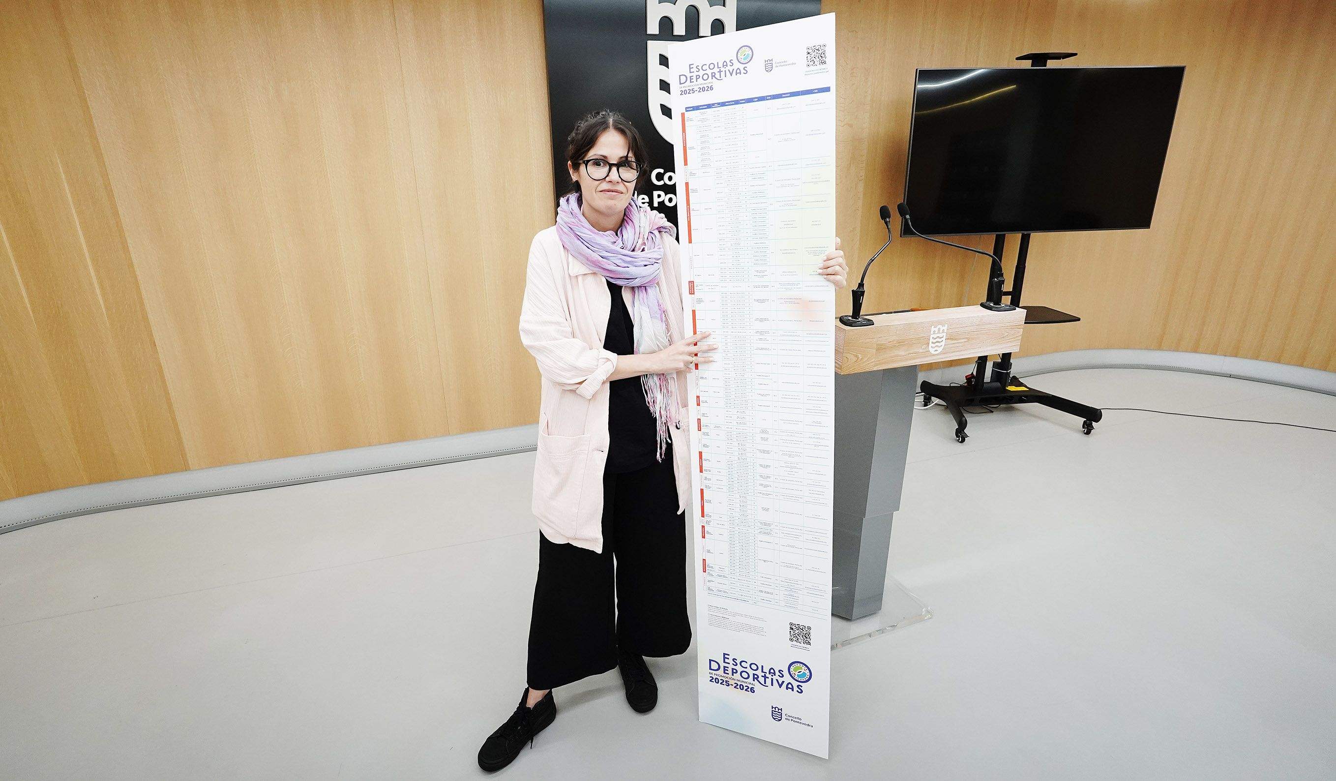Anabel Gulías presenta a oferta das Escolas Deportivas Municipais 25-26
