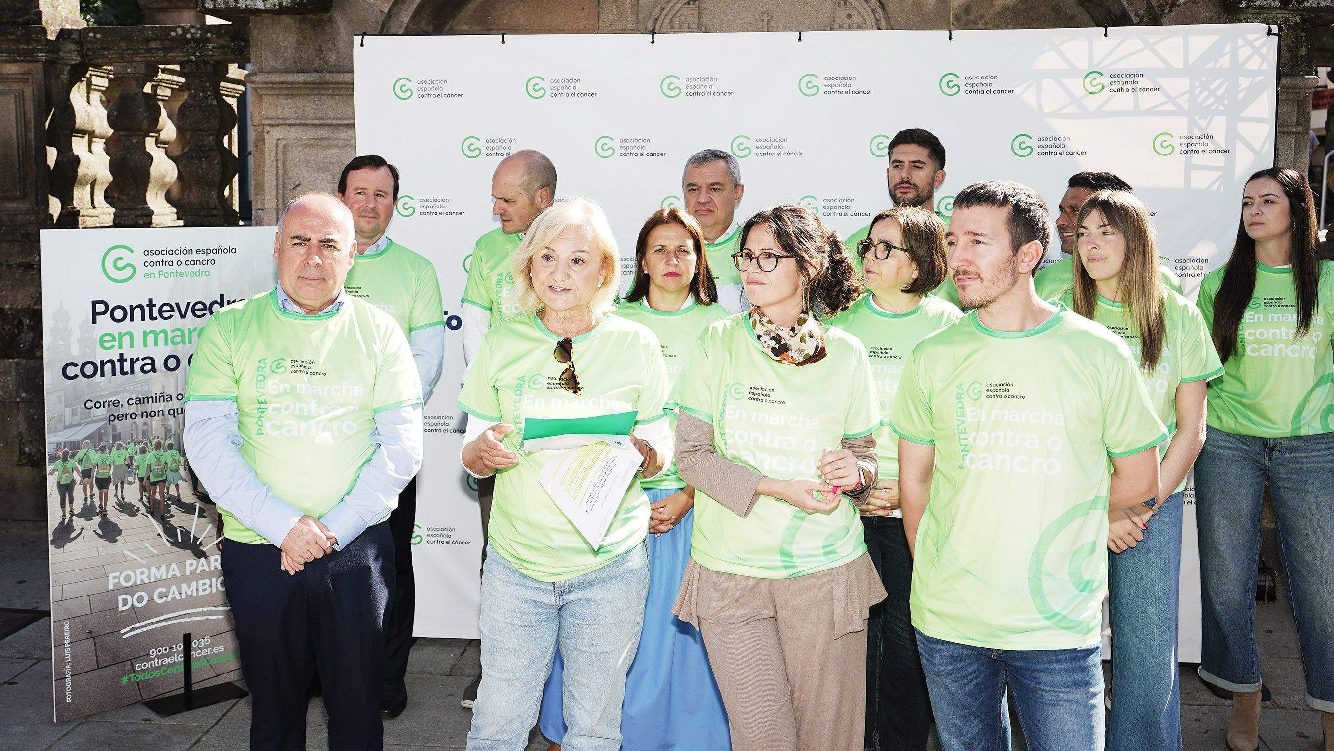 Presentación da VII edición de 'Pontevedra en marcha contra o cancro'