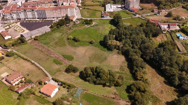 Terreos de San Mauro onde está prevista a creación de 2.040 vivendas Terreos de San Mauro onde está prevista a creación de 2.040 vivendas