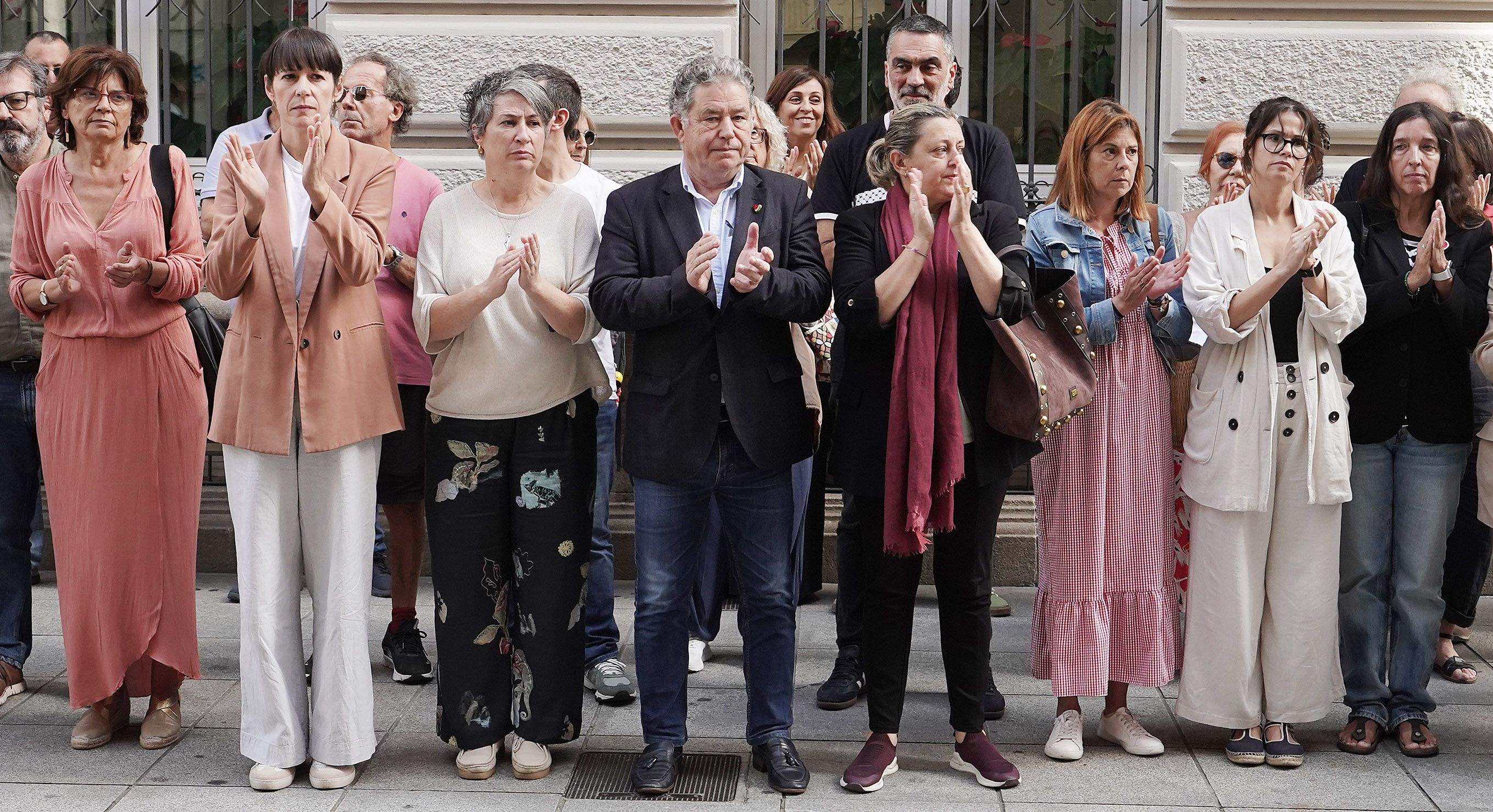 Minuto de silencio en Pontevedra por el genocidio en Gaza