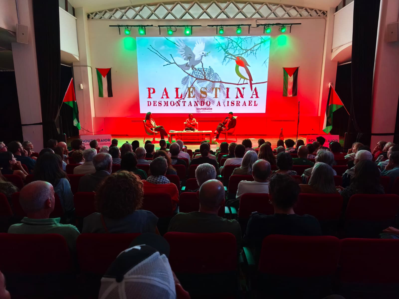 Charla-coloquio 'Desmontando a Israel' en el Multiusos de Arcade