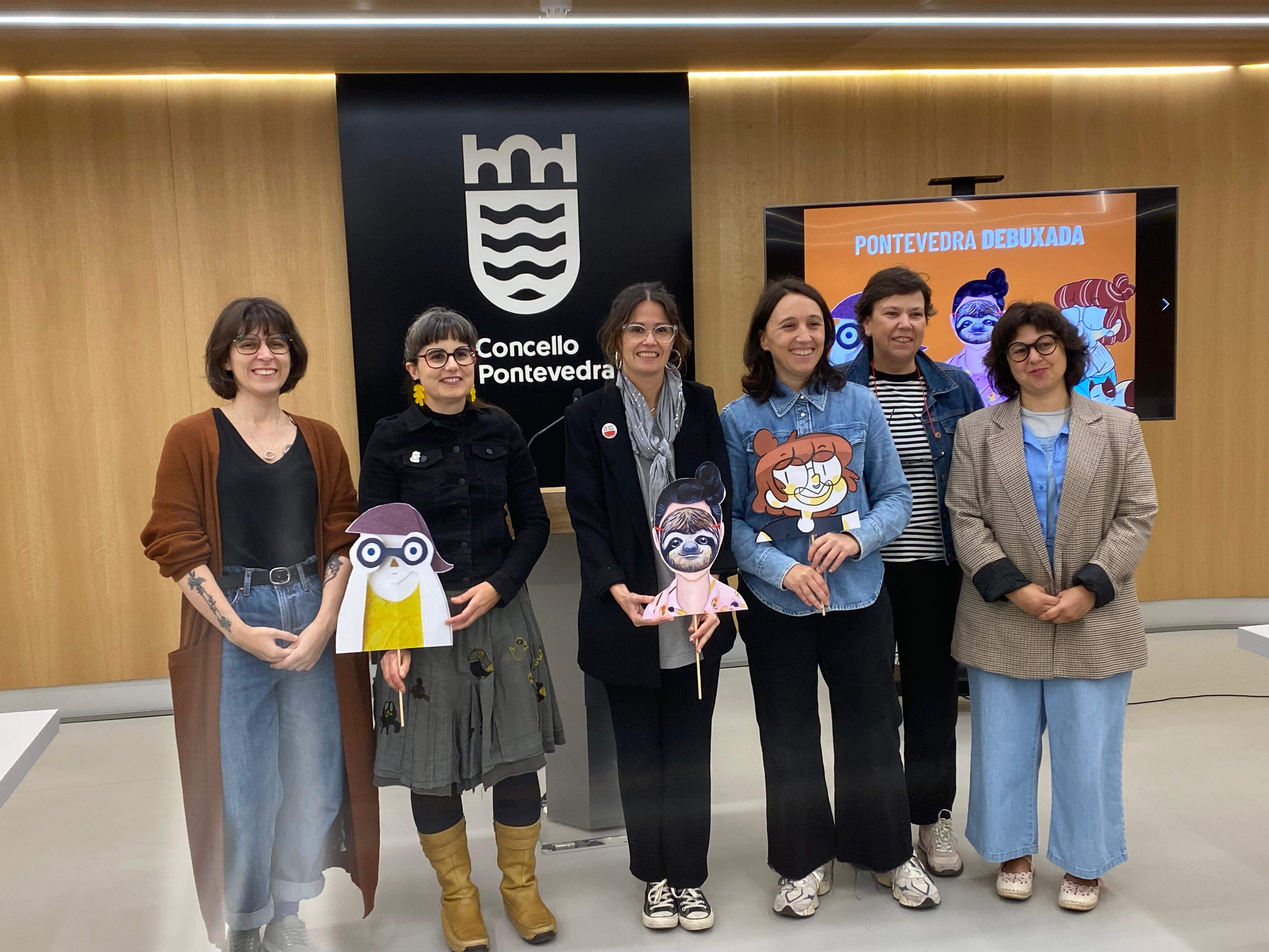 Presentación de 'Pontevedra debuxada'