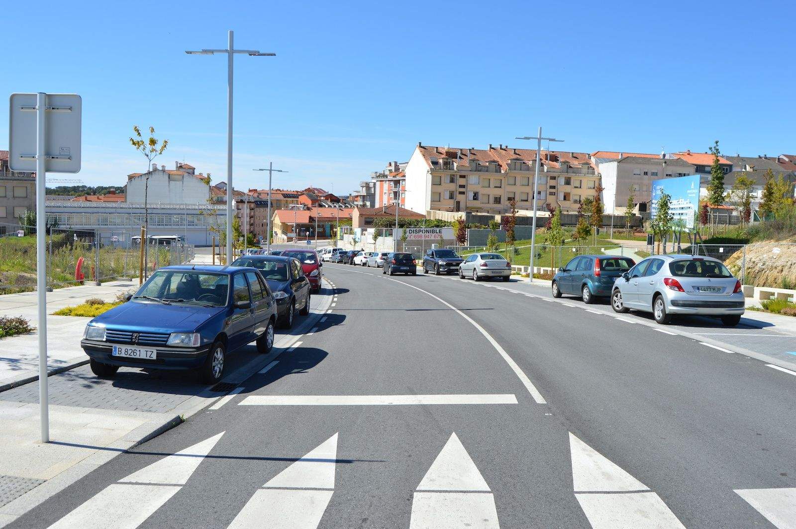 Avenida de Santa Rosalía, en Sanxenxo