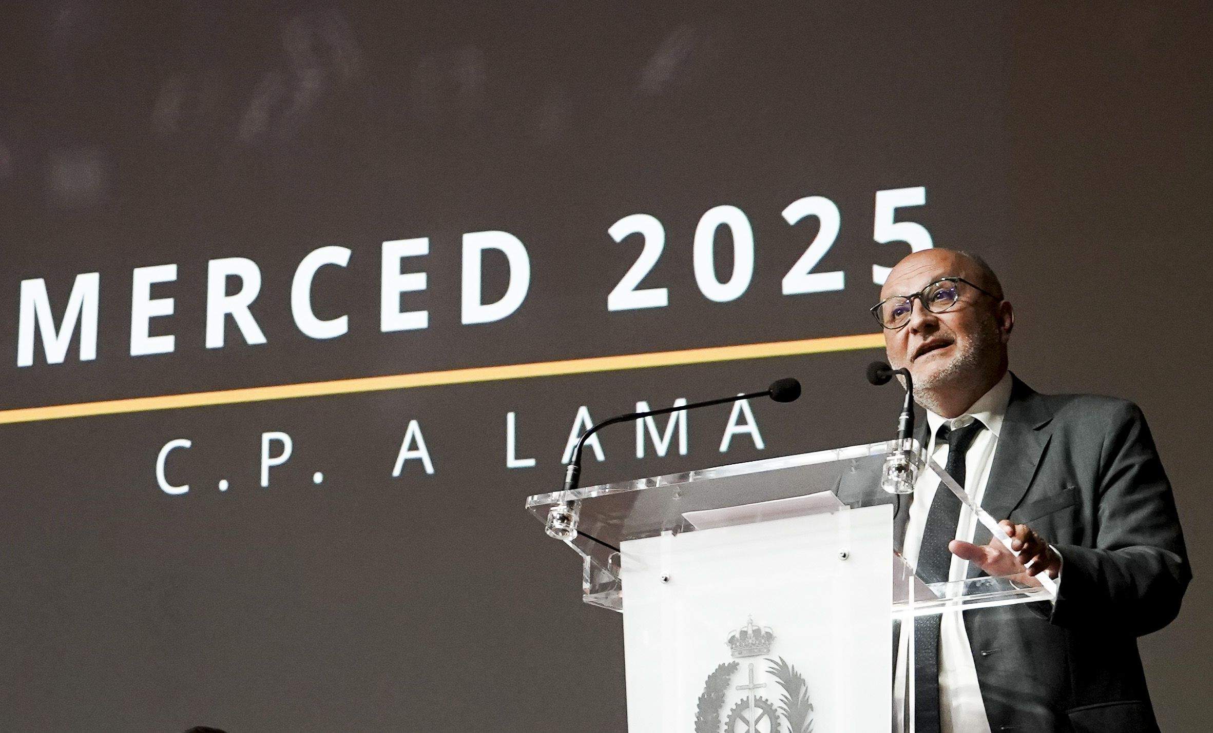 Abel Losada, en el Día de la Merced 2025 en A Lama Abel Losada, en el Día de la Merced 2025 en A Lama
