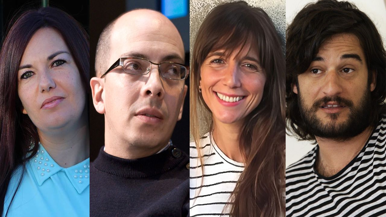Ledicia Costas, Jorge Volpi, Laura Ferrero e Manuel Jabois