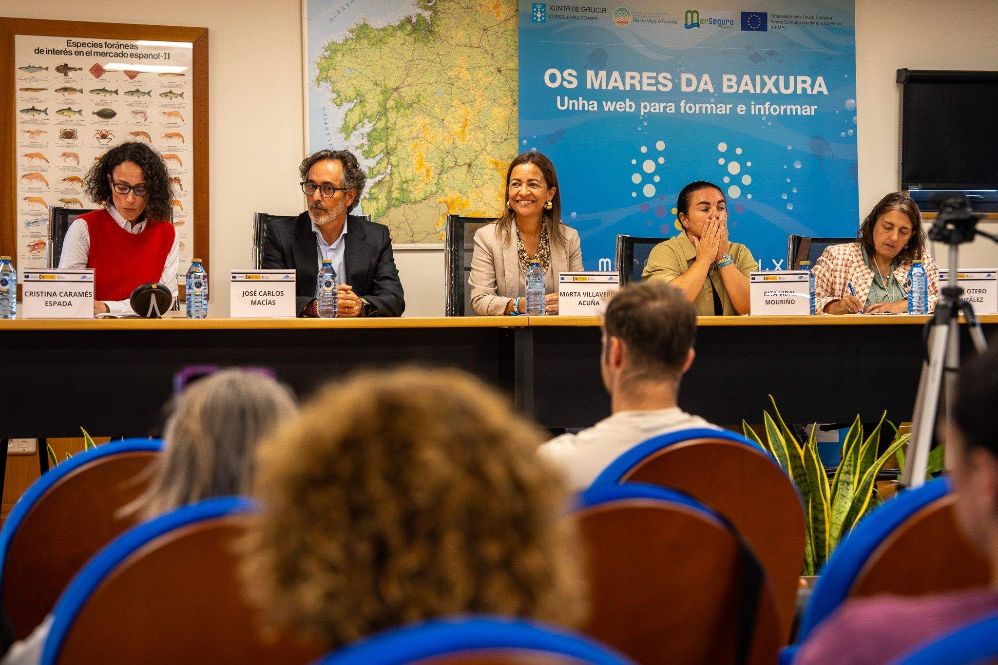 Marta Villaverde, conselleira do Mar, en el Congreso celebrado en Arcade