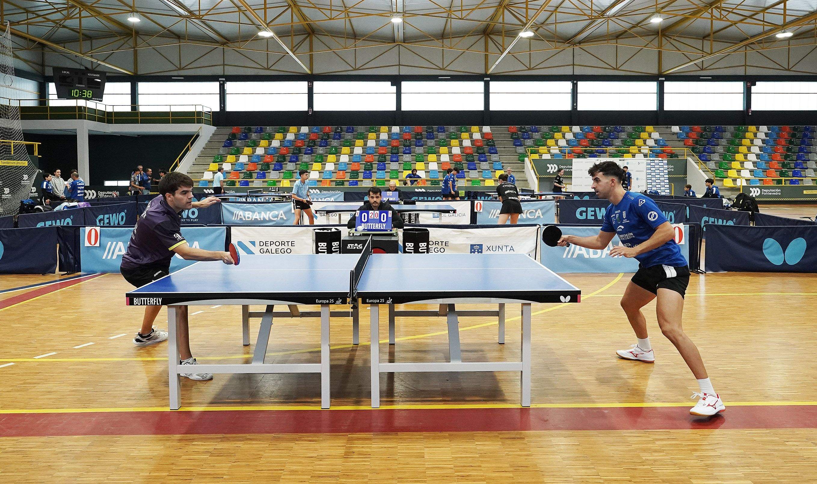 Partido entre Tenis de Mesa Monte Porreiro y Alicante TM