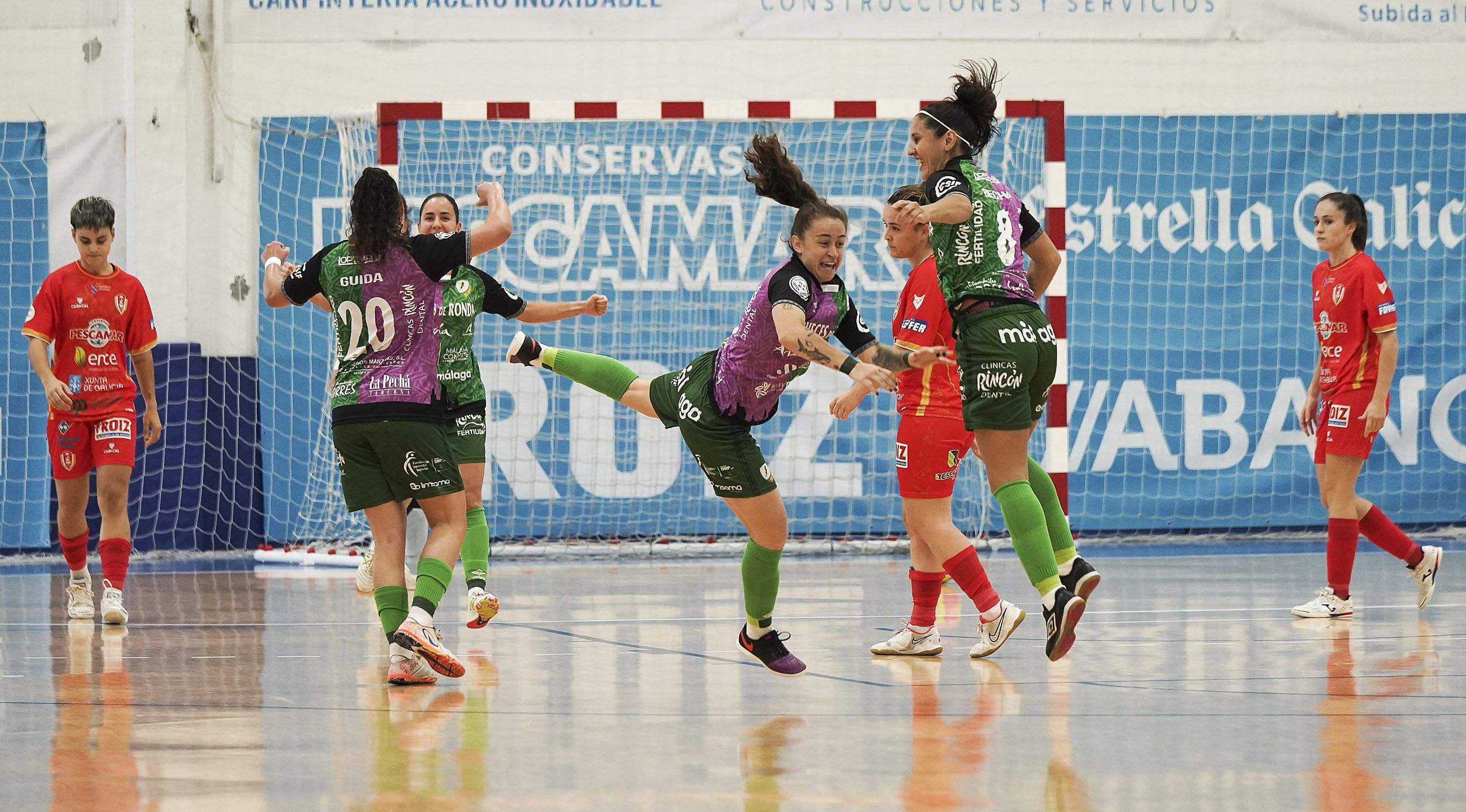 Partido entre Poio Pescamar y Atlético Torcal en A Seca Partido entre Poio Pescamar y Atlético Torcal en A Seca