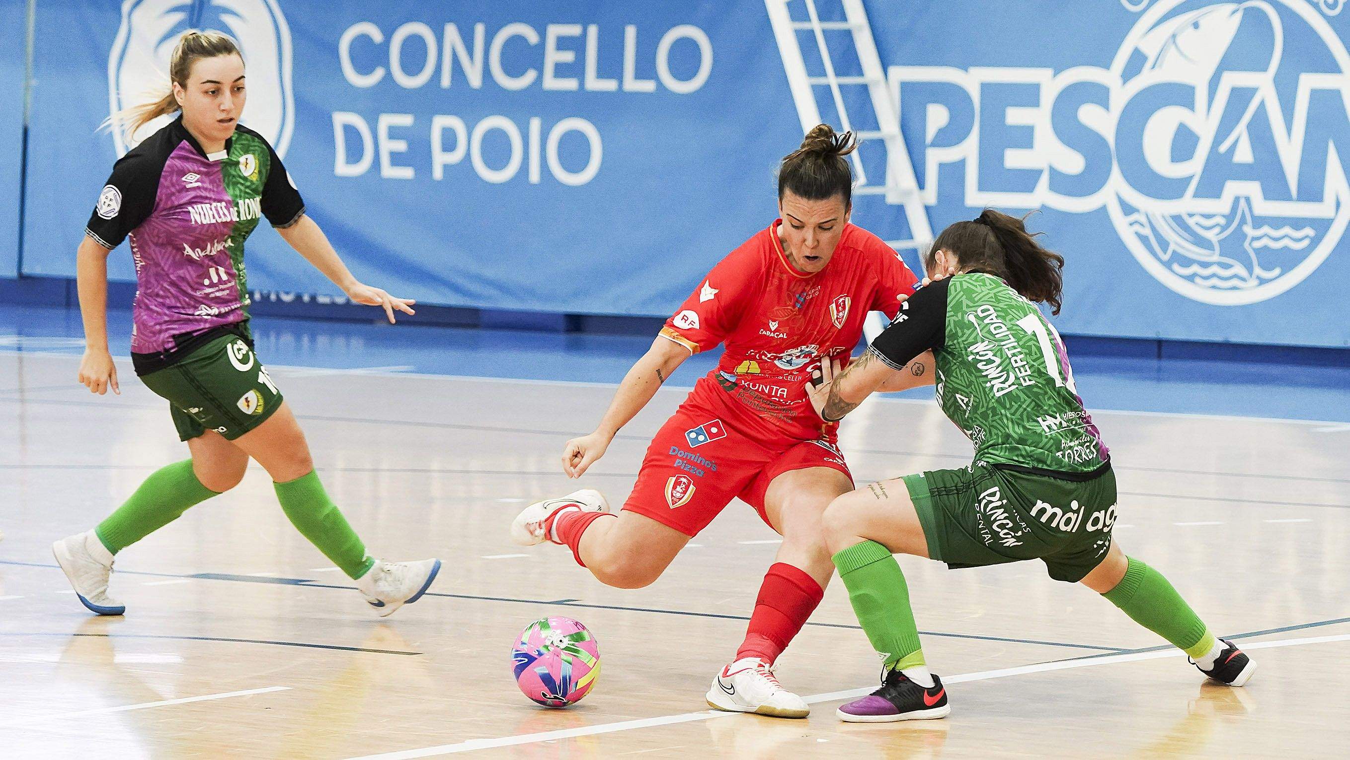 Partido entre Poio Pescamar y Atlético Torcal en A Seca Partido entre Poio Pescamar y Atlético Torcal en A Seca