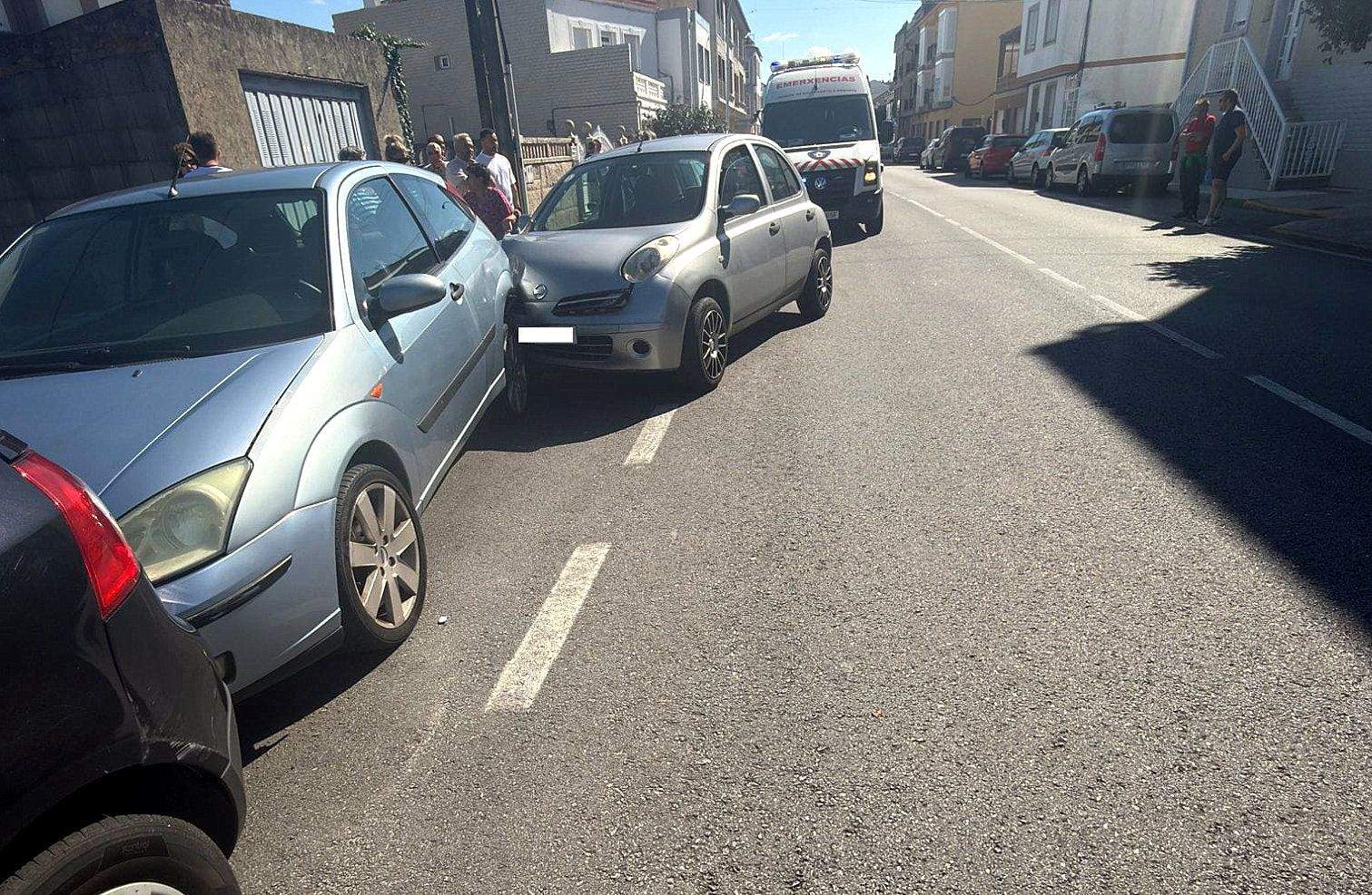 Accidente múltiple na Illa de Arousa