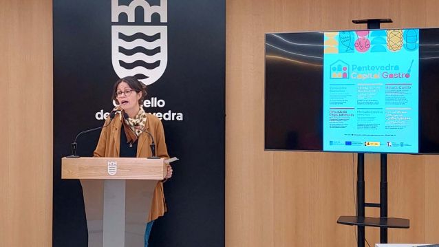 Anabel Gulías presenta las actividades de Pontevedra Capital Gastro