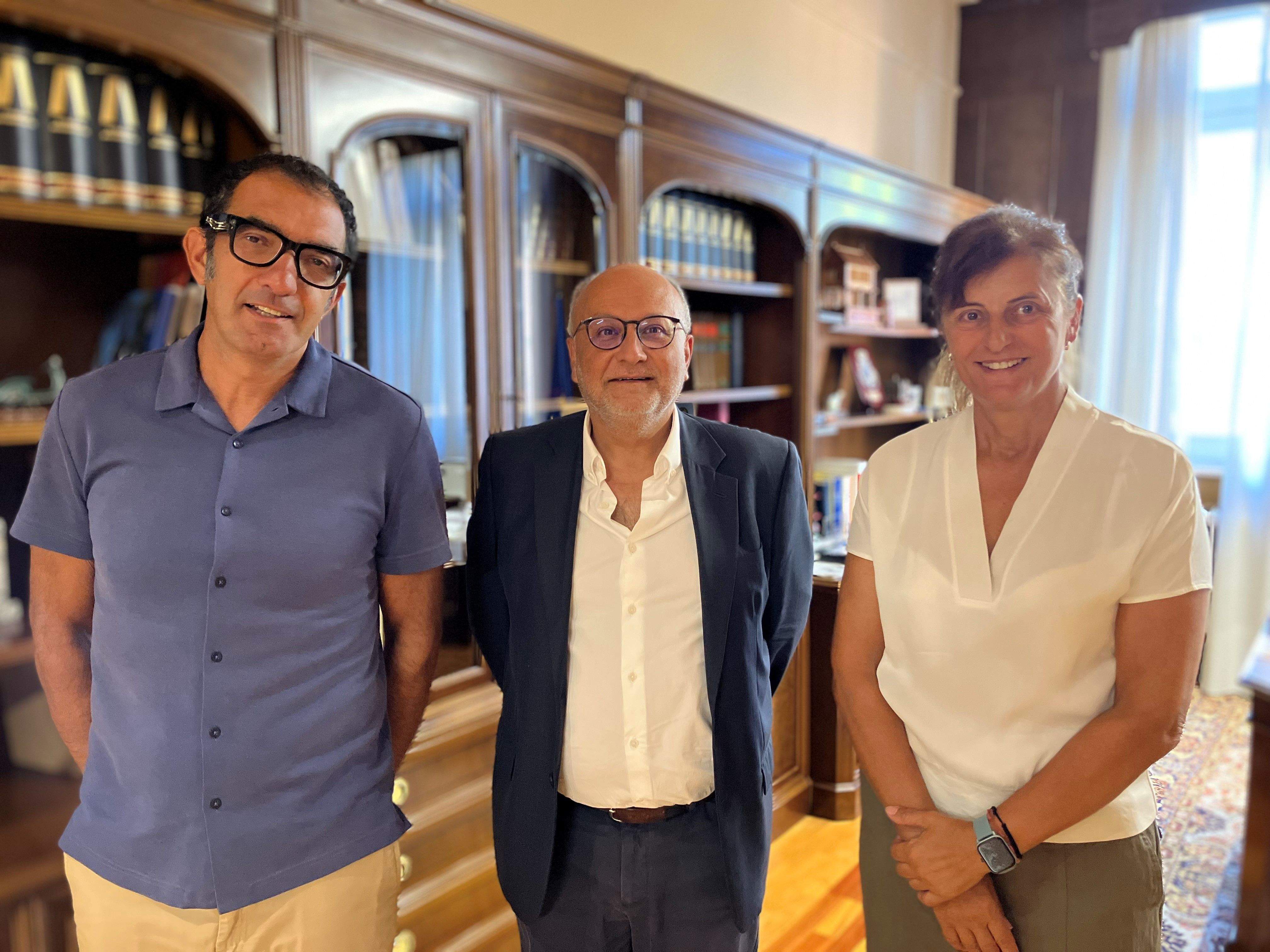 Enrique Dobarro, Abel Losada y Ana Pavón