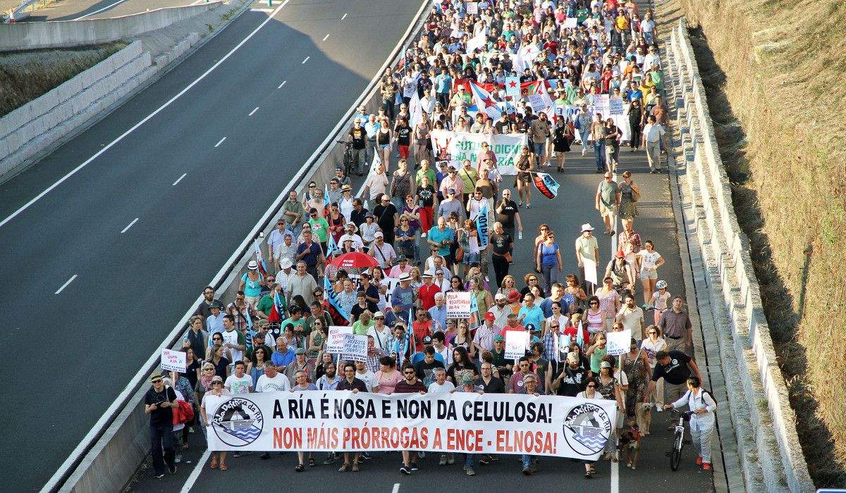 Marcha da APDR contra ENCE 2015
